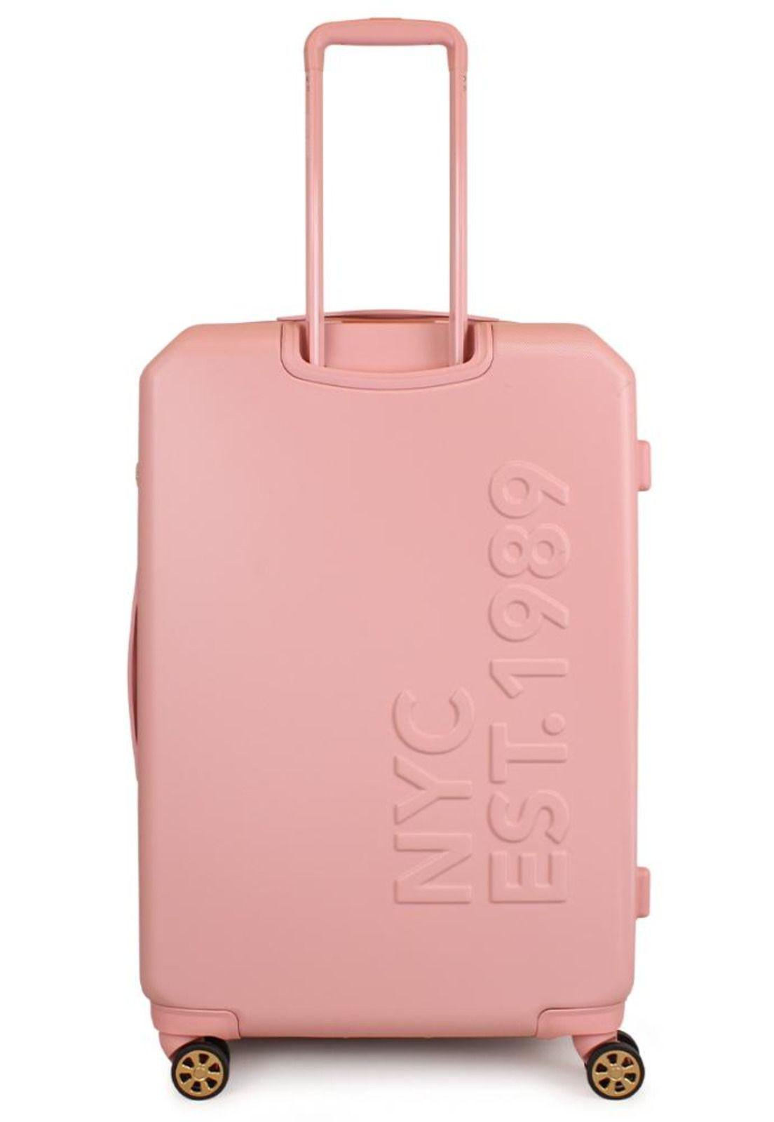 Pack 2 Maletas Donna Karan CLEAN S 10kg + L 23kg Pink DKNY-3