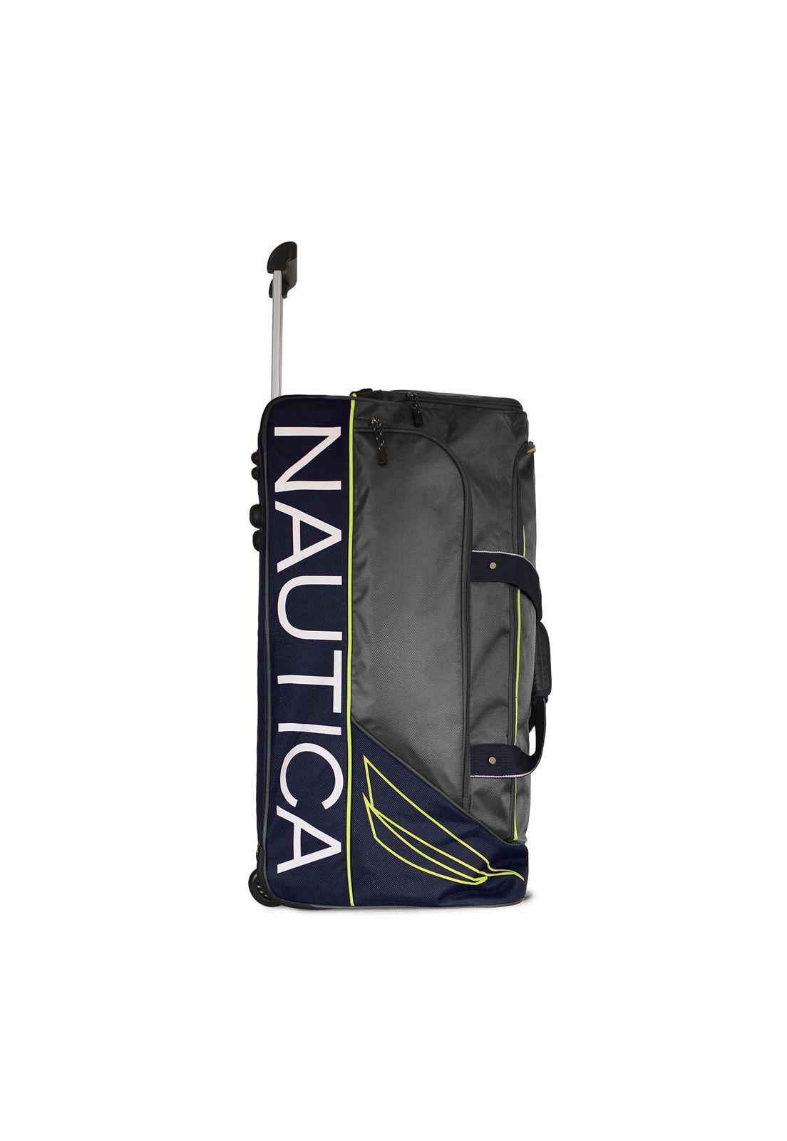 Bolso de Viaje con ruedas Nautica Mannar L Gris + Candado-1