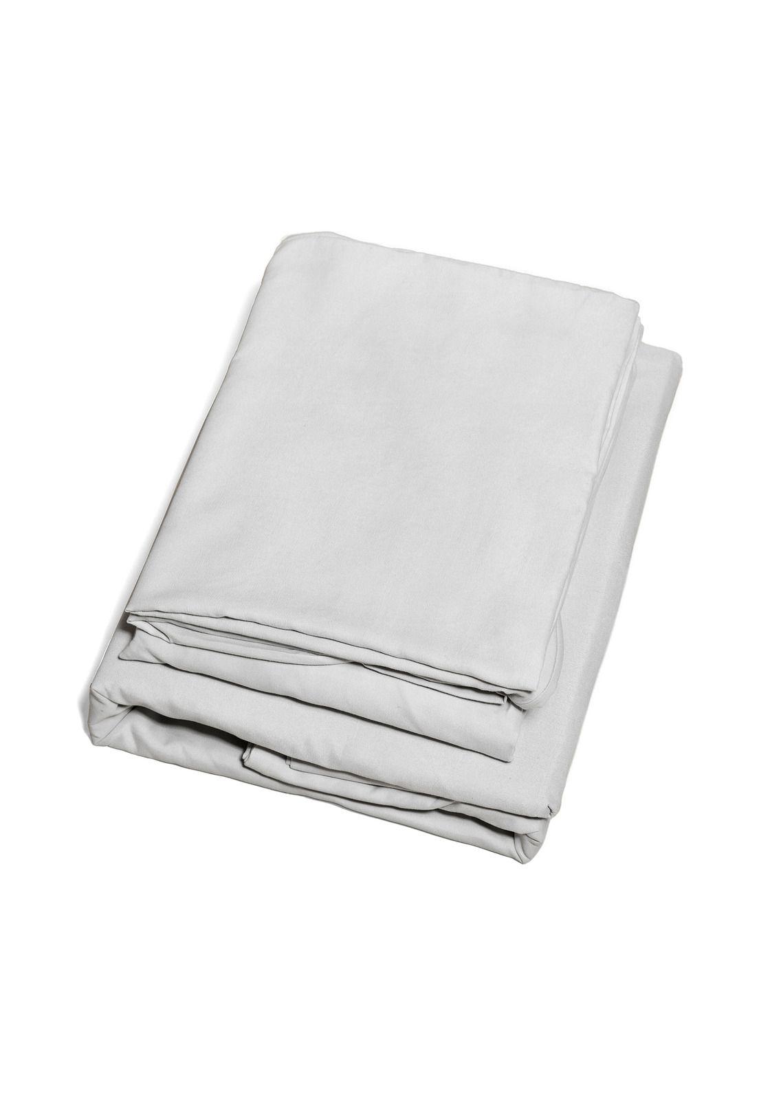 Juego de Sábanas Nautica 3piezas microfibra 1,5 Plazas blanca-2