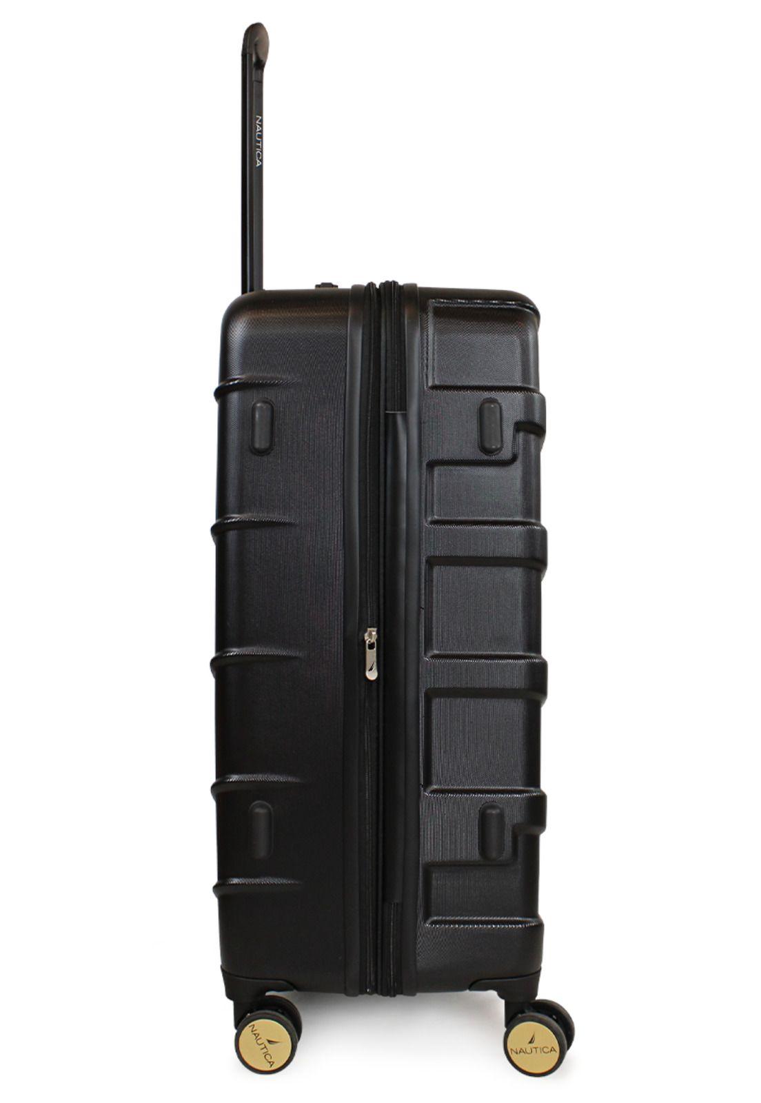 Maleta grande Mónaco negra L 23kg Nautica-4