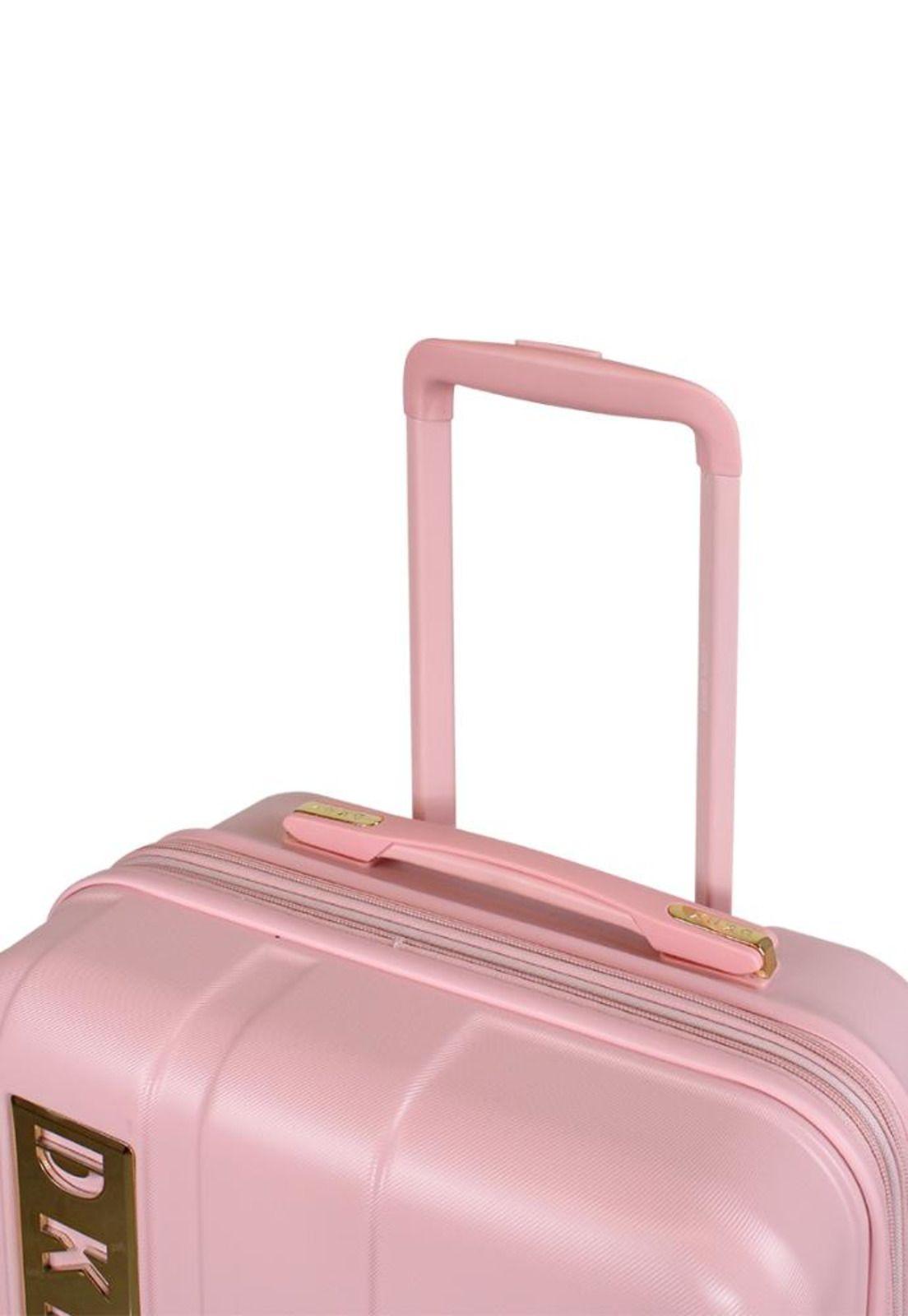 Maleta cabina City Block  pink DKNY-4