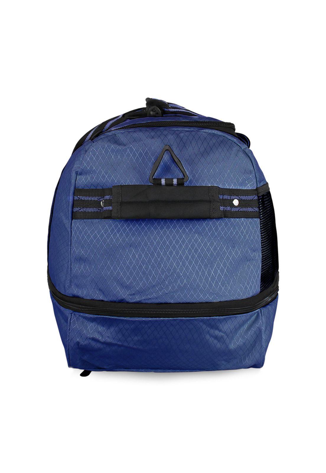 Bolso tipo Mochila con ruedas + Candado Challenger azul-7