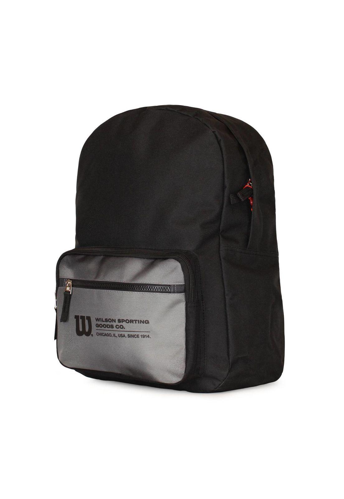Pack Wilson Mochila Portland + Bolso Botinero Manchester Negro-Gris-2