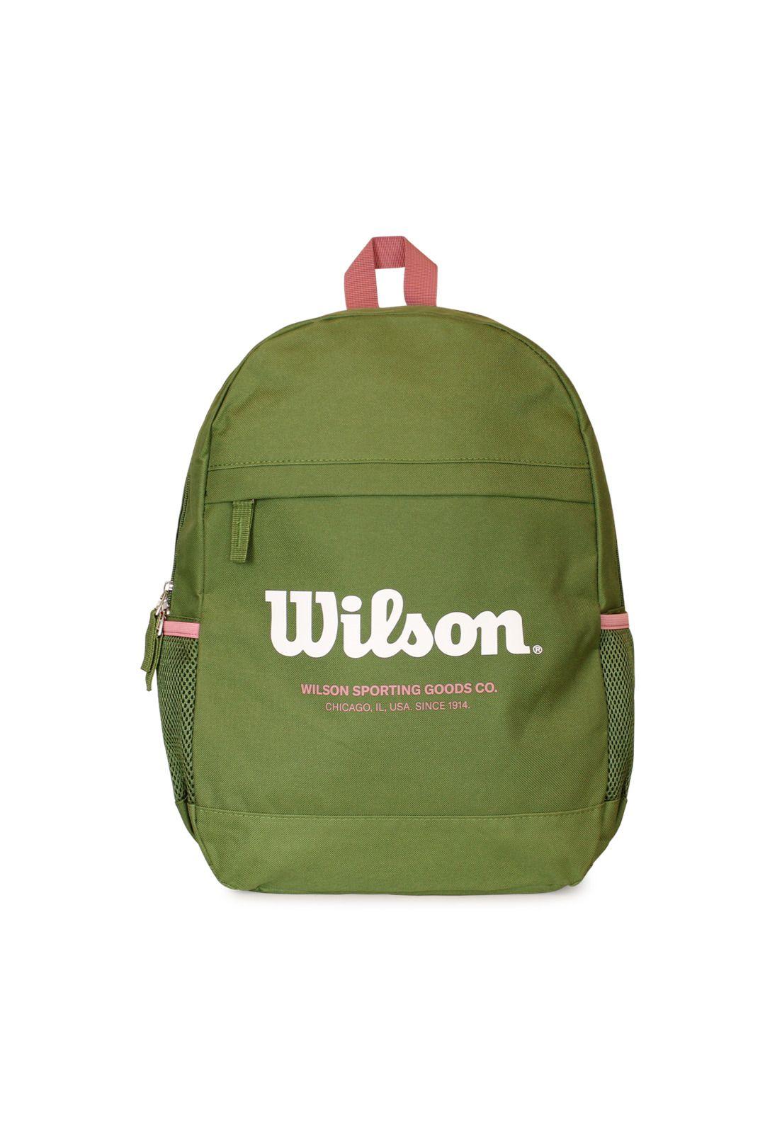 Pack Wilson mochila Atom verde + estuche Charlotte rosado-3