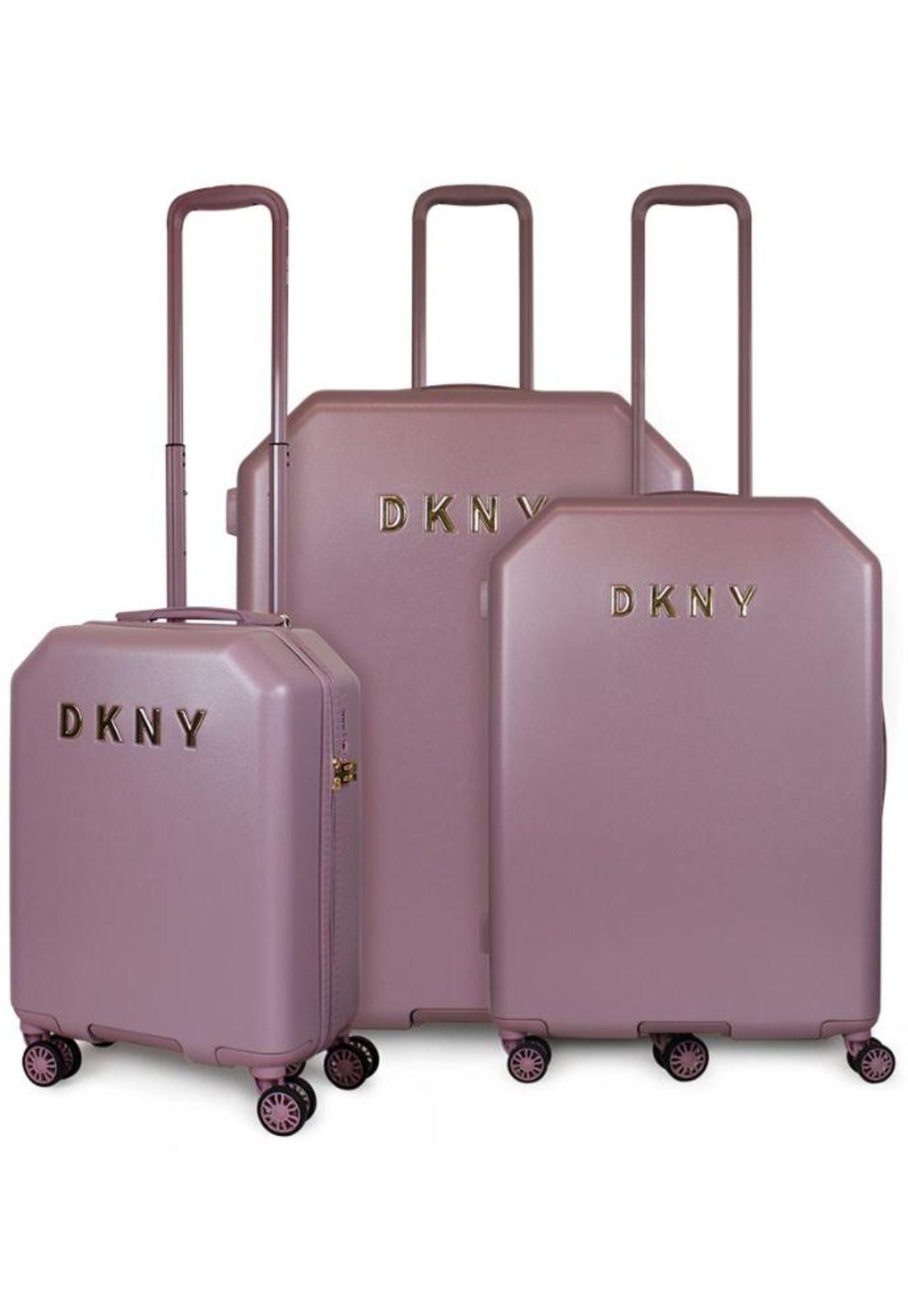 Set de 3 Maletas Donna Karan Liberty S+M+L púrpura DKNY-0