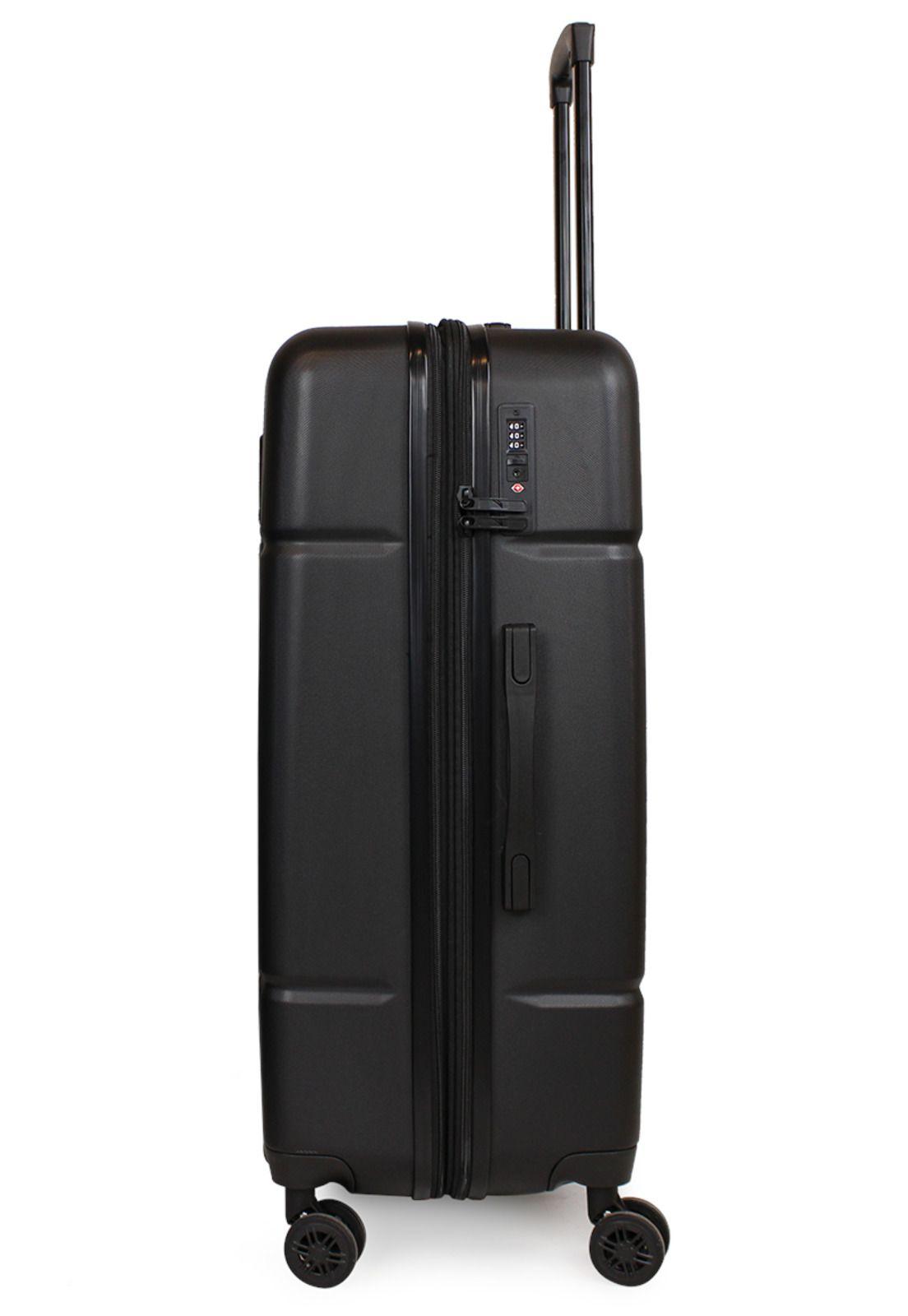 Pack Maleta grande Amsterdam 23k negra + Organizador Nautica-7
