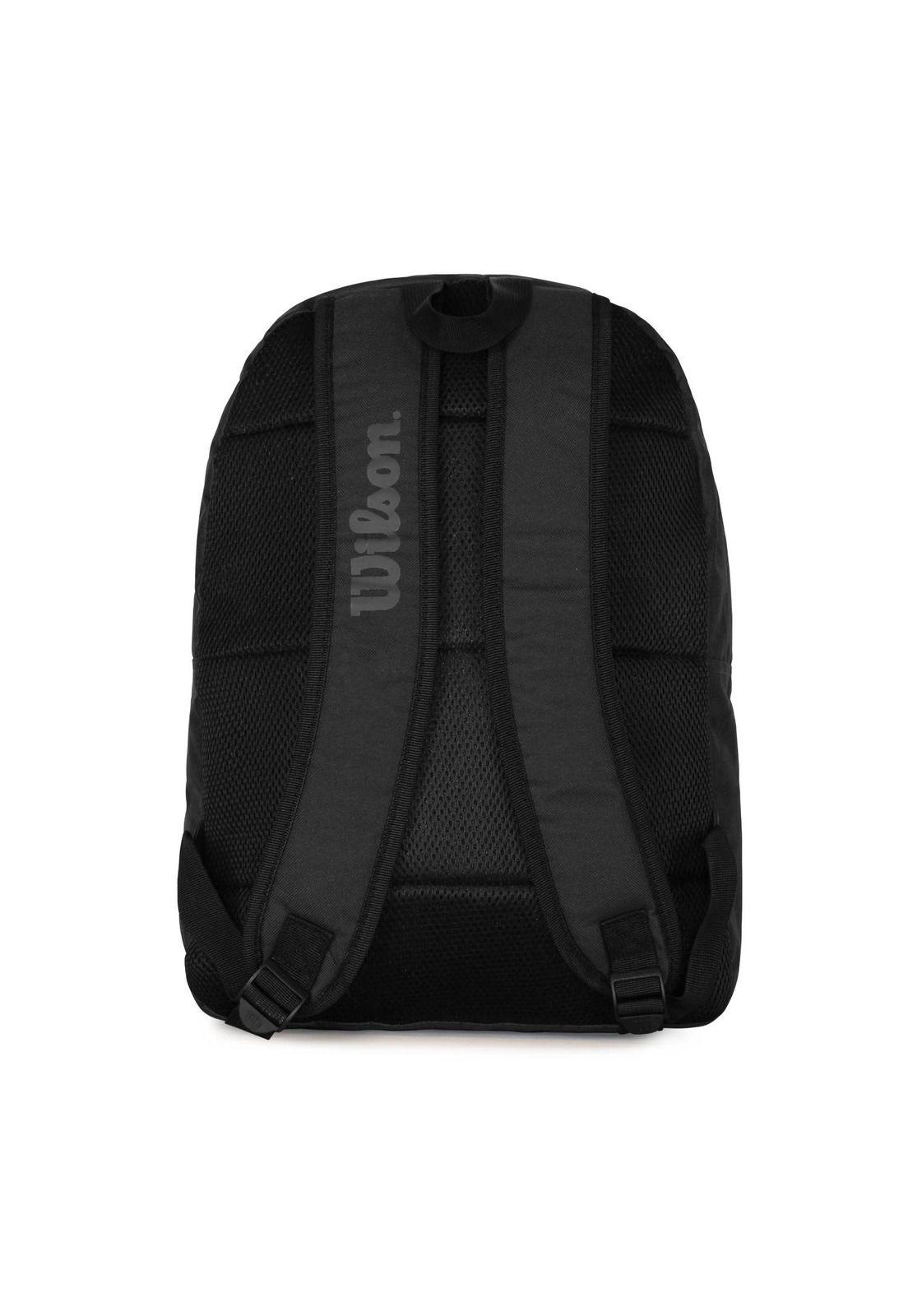 Pack Wilson mochila Kansas negra + estuche Charlotte negro-6