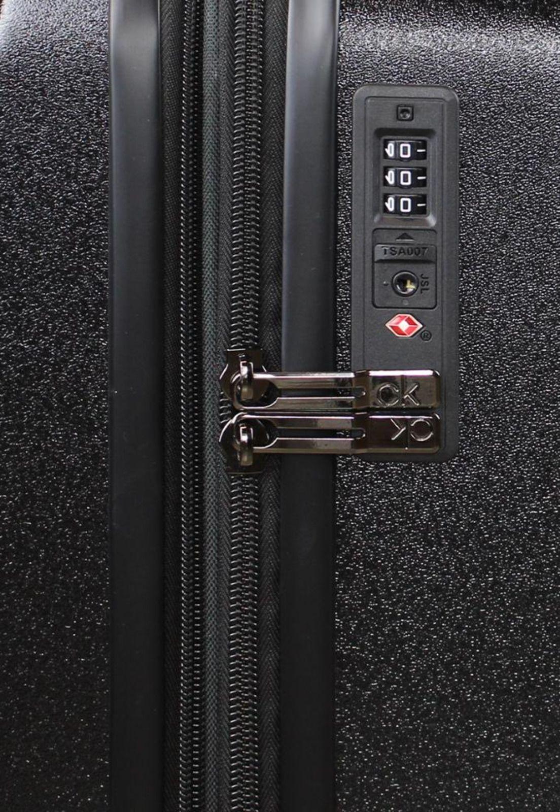 Pack 2 maletas Cadillac mediana 20kg+Grande 23kg negra Calvin Klein-3