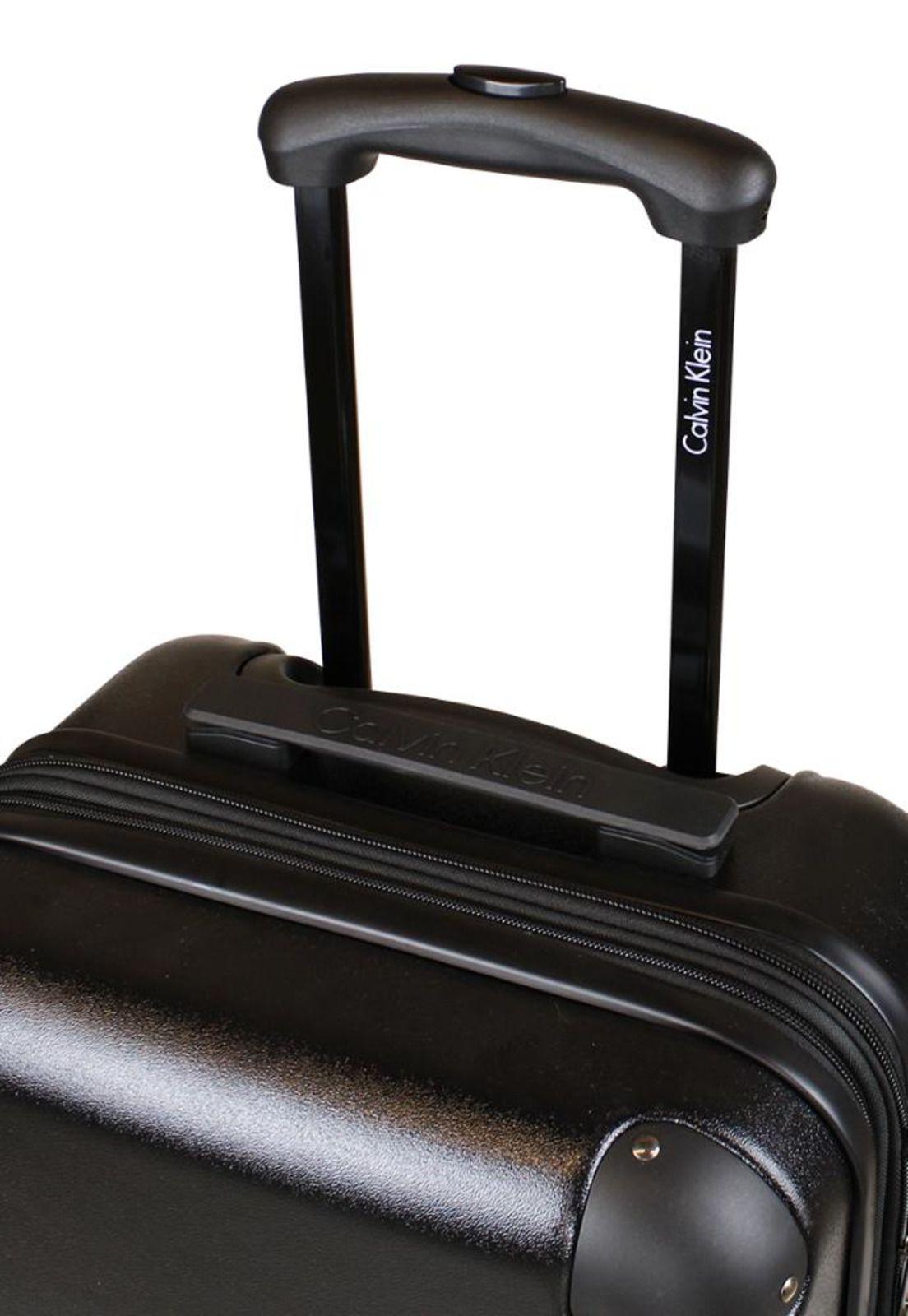 Pack 2 maletas Cadillac mediana 20kg+Grande 23kg negra Calvin Klein-4