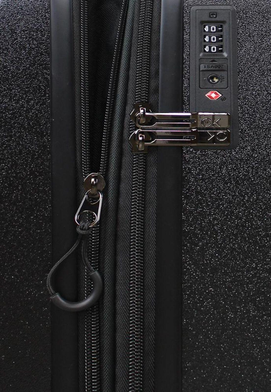 Pack 2 maletas Cadillac mediana 20kg+Grande 23kg negra Calvin Klein-5