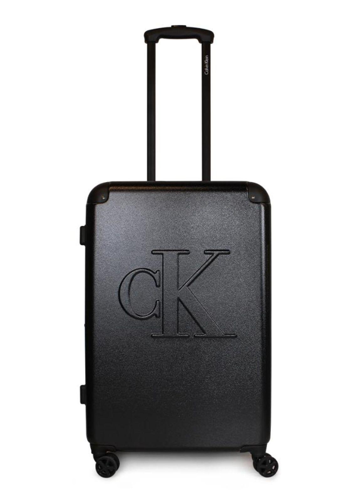 Pack 2 maletas Cadillac mediana 20kg+Grande 23kg negra Calvin Klein-6