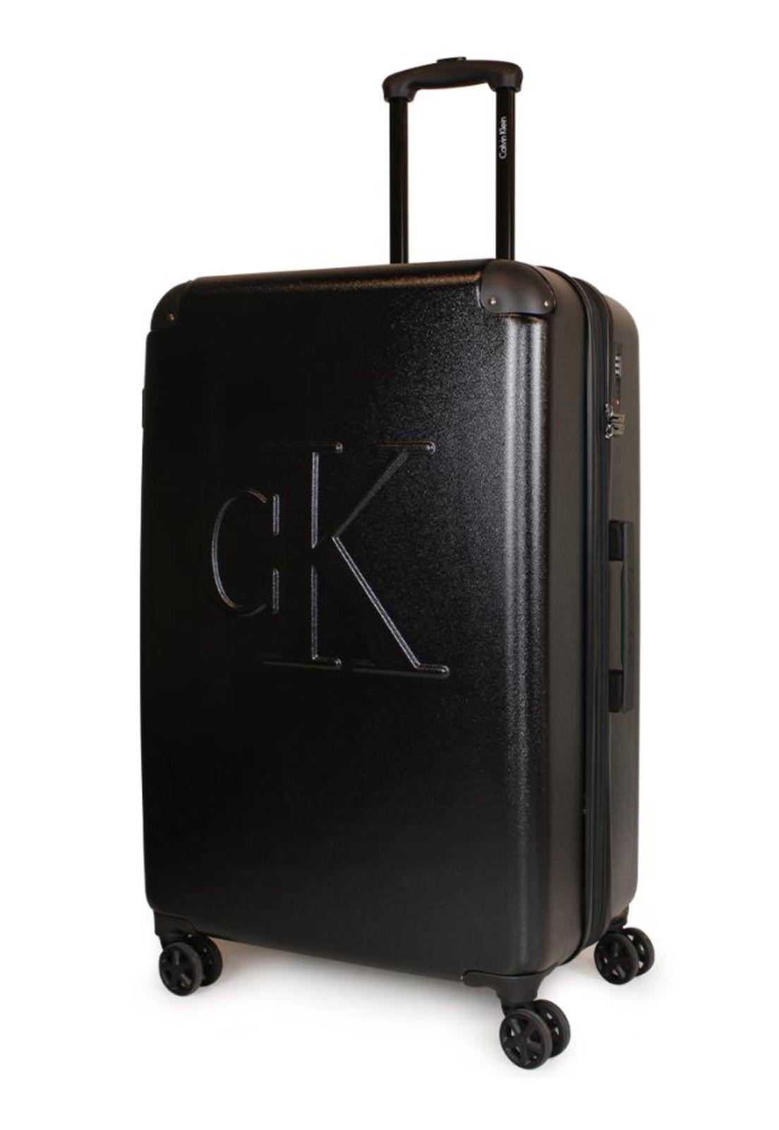 Pack 2 maletas Cadillac mediana 20kg+Grande 23kg negra Calvin Klein-7