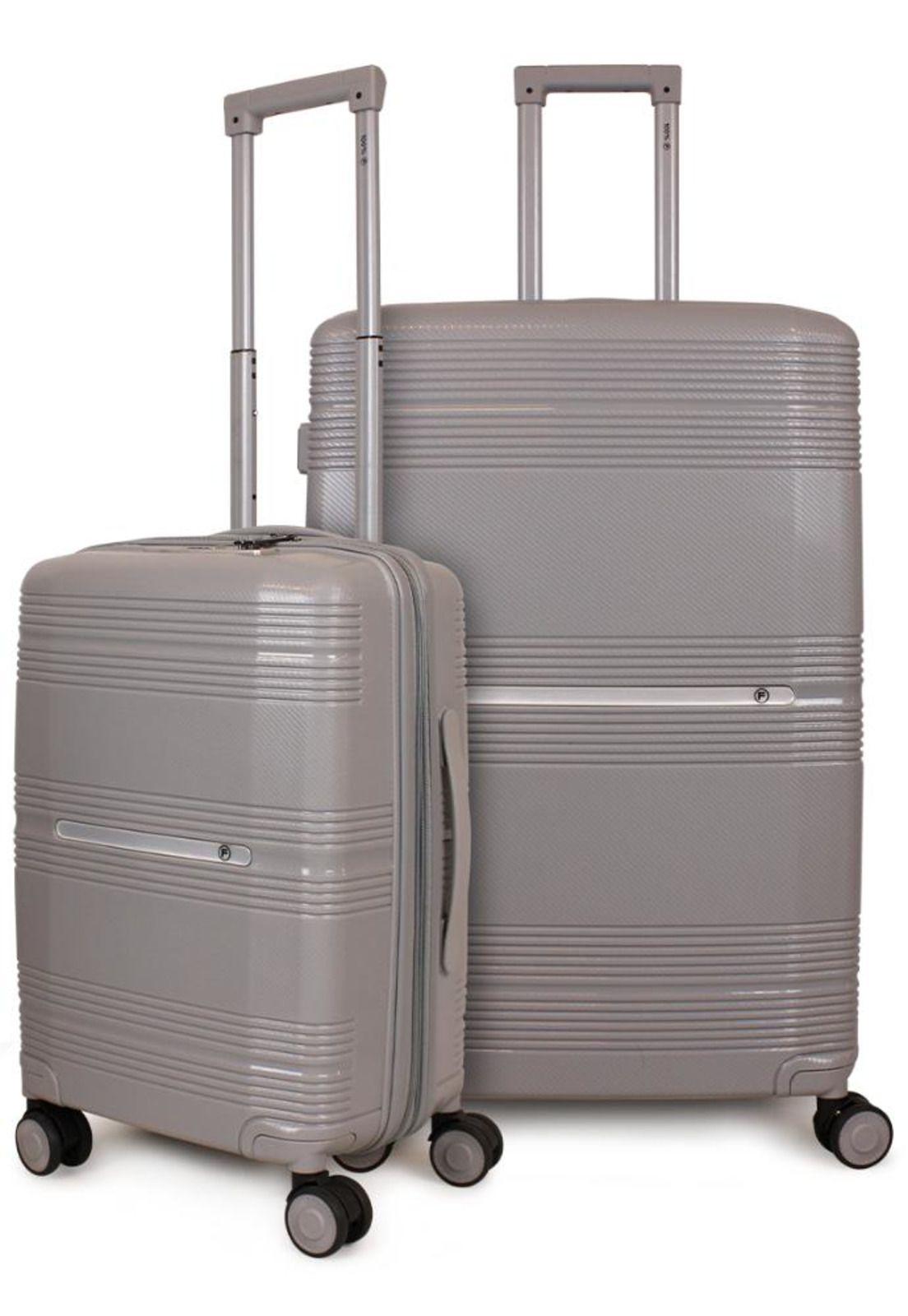 Pack 2 Maletas S+L gris CHIC F la Maleta de Chile-0