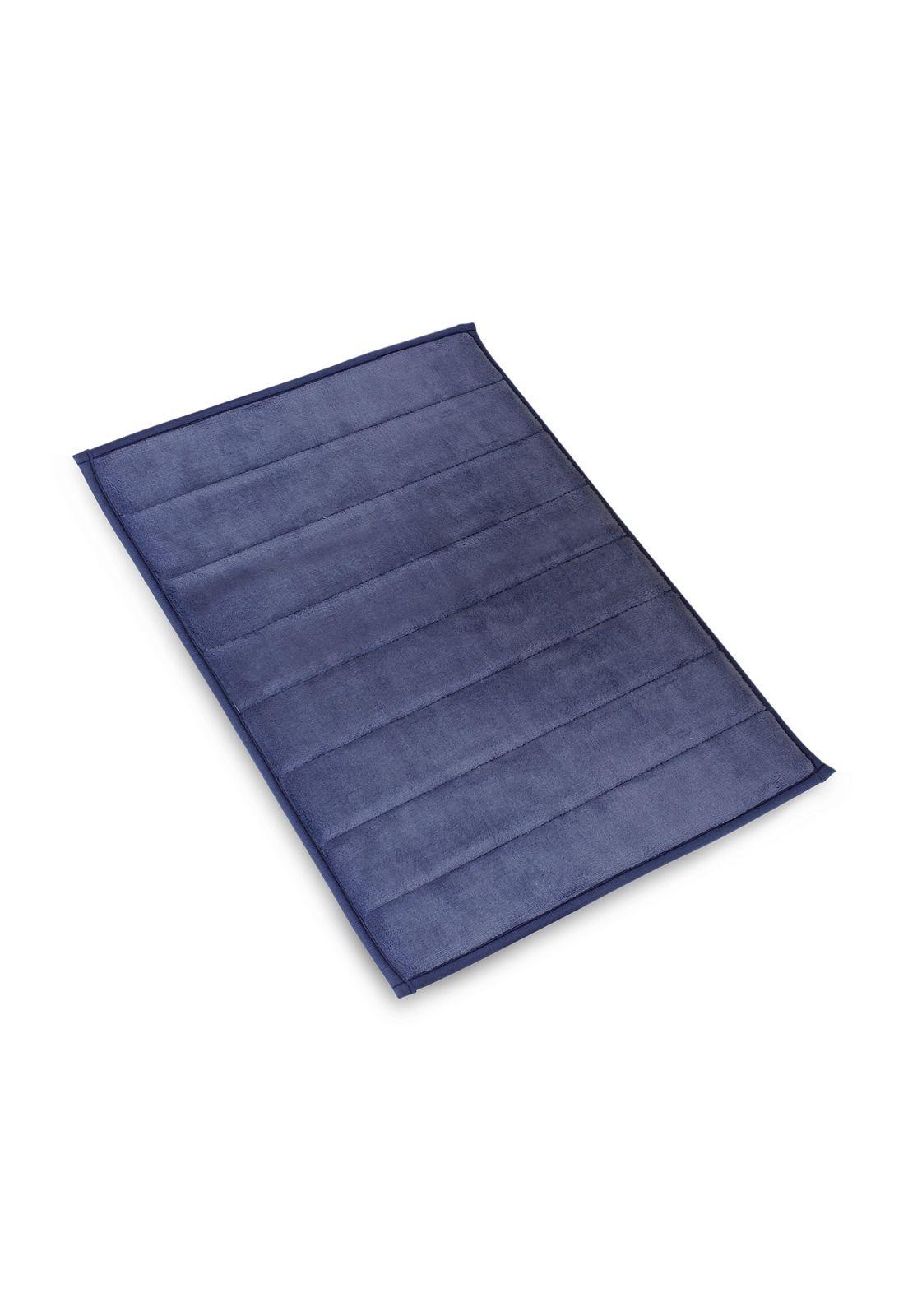 Alfombra de baño Nautica 40x60cm coralina ultra suave azul-4