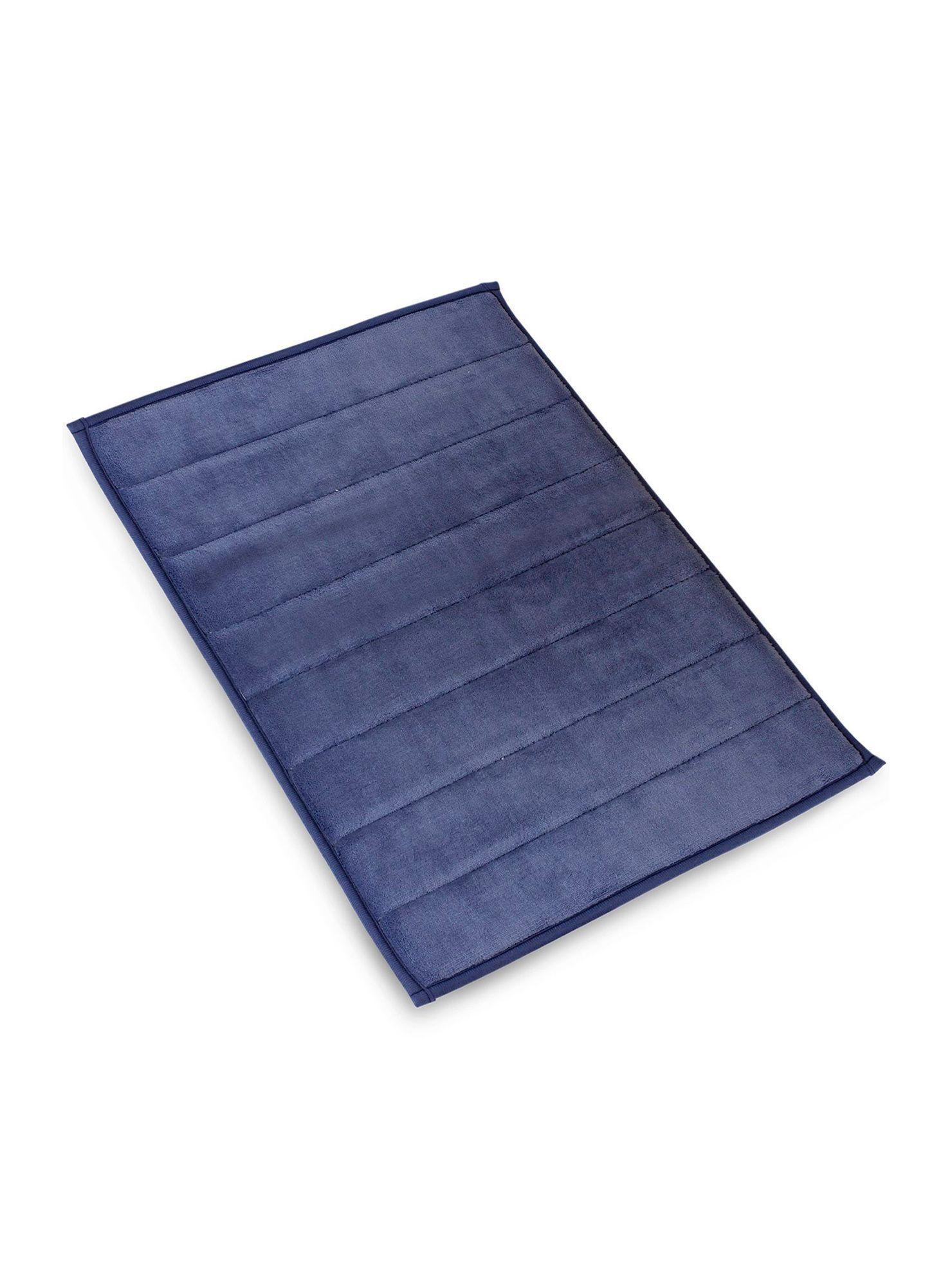 Alfombra de baño Nautica Home 40x60cm coralina ultra suave azul-3