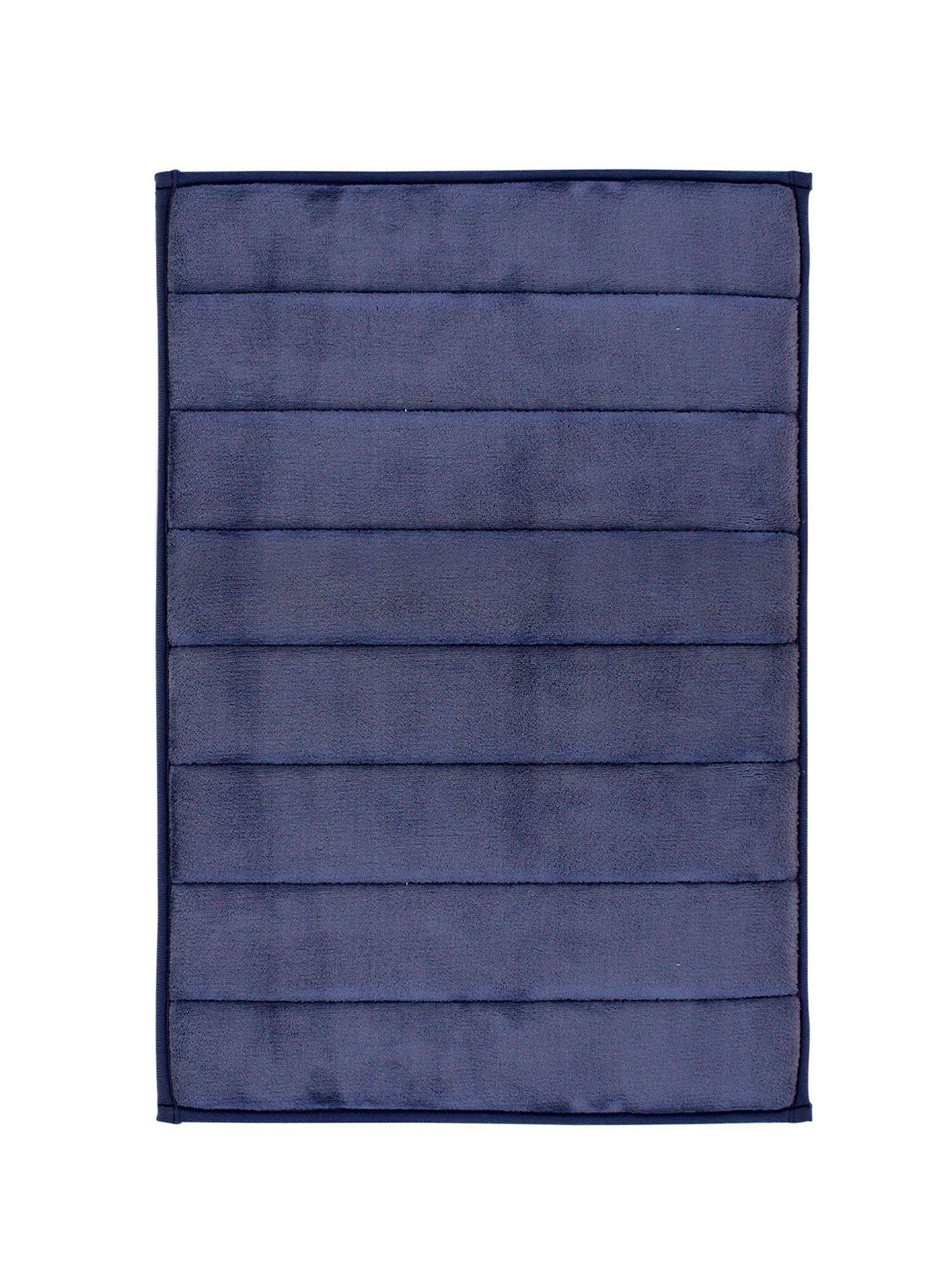 Alfombra de baño Nautica Home 40x60cm coralina ultra suave azul-4