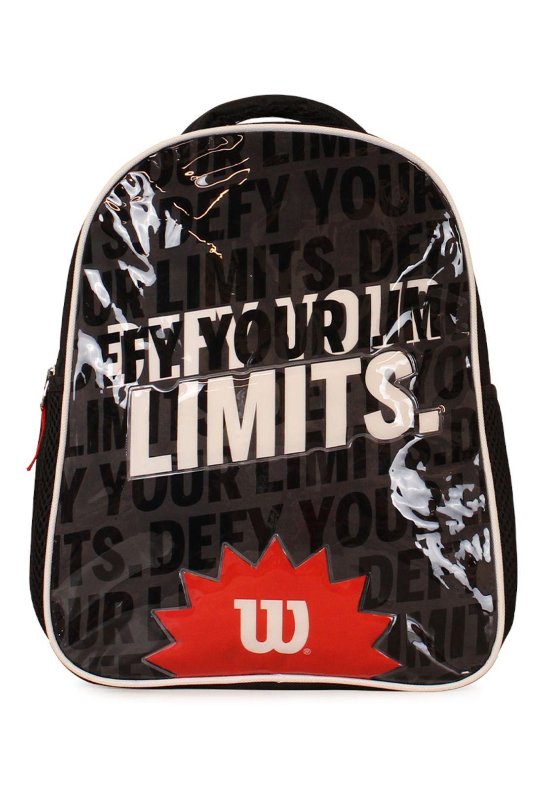 Mochila infantil unisex Luck negro Wilson-0