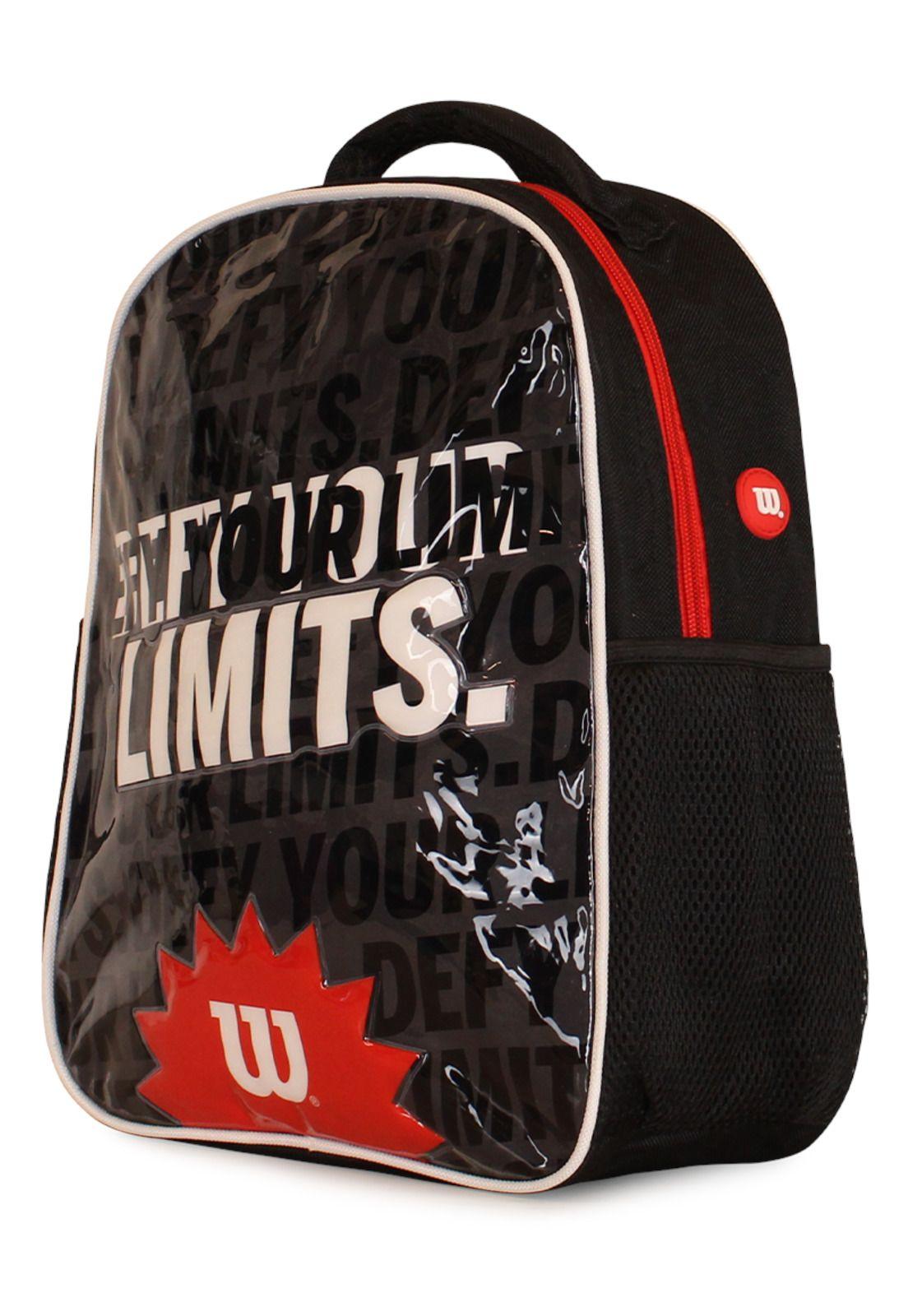 Mochila infantil unisex Luck negro Wilson-1