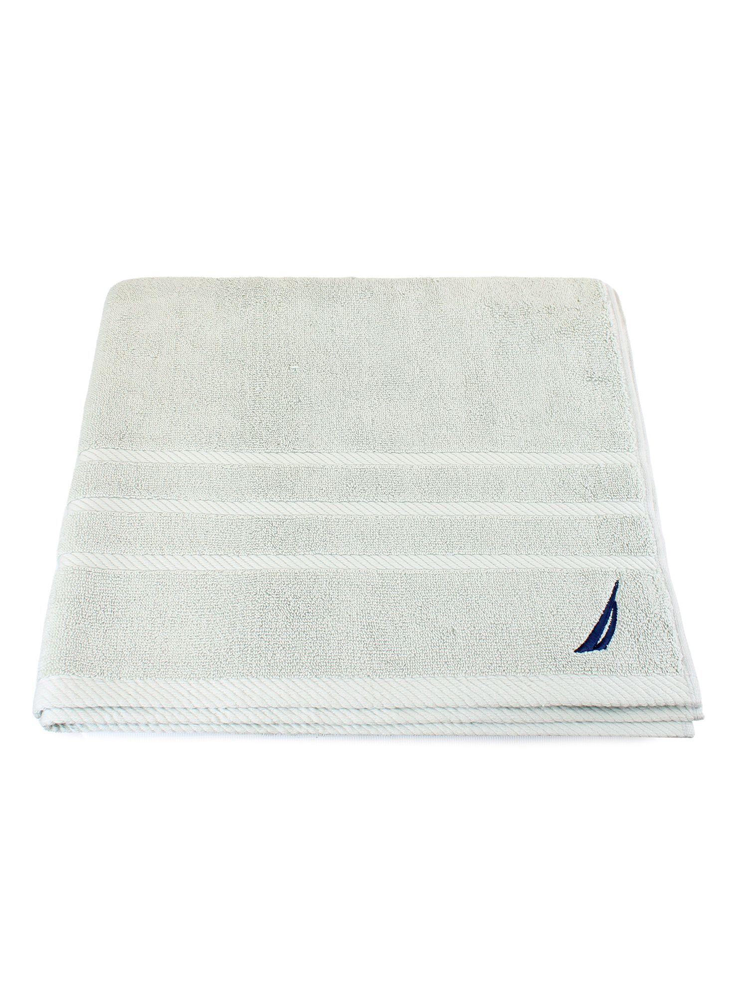 Toalla de Baño Cuerpo Nautica Home 100% algodón 76x137cm gris claro-2