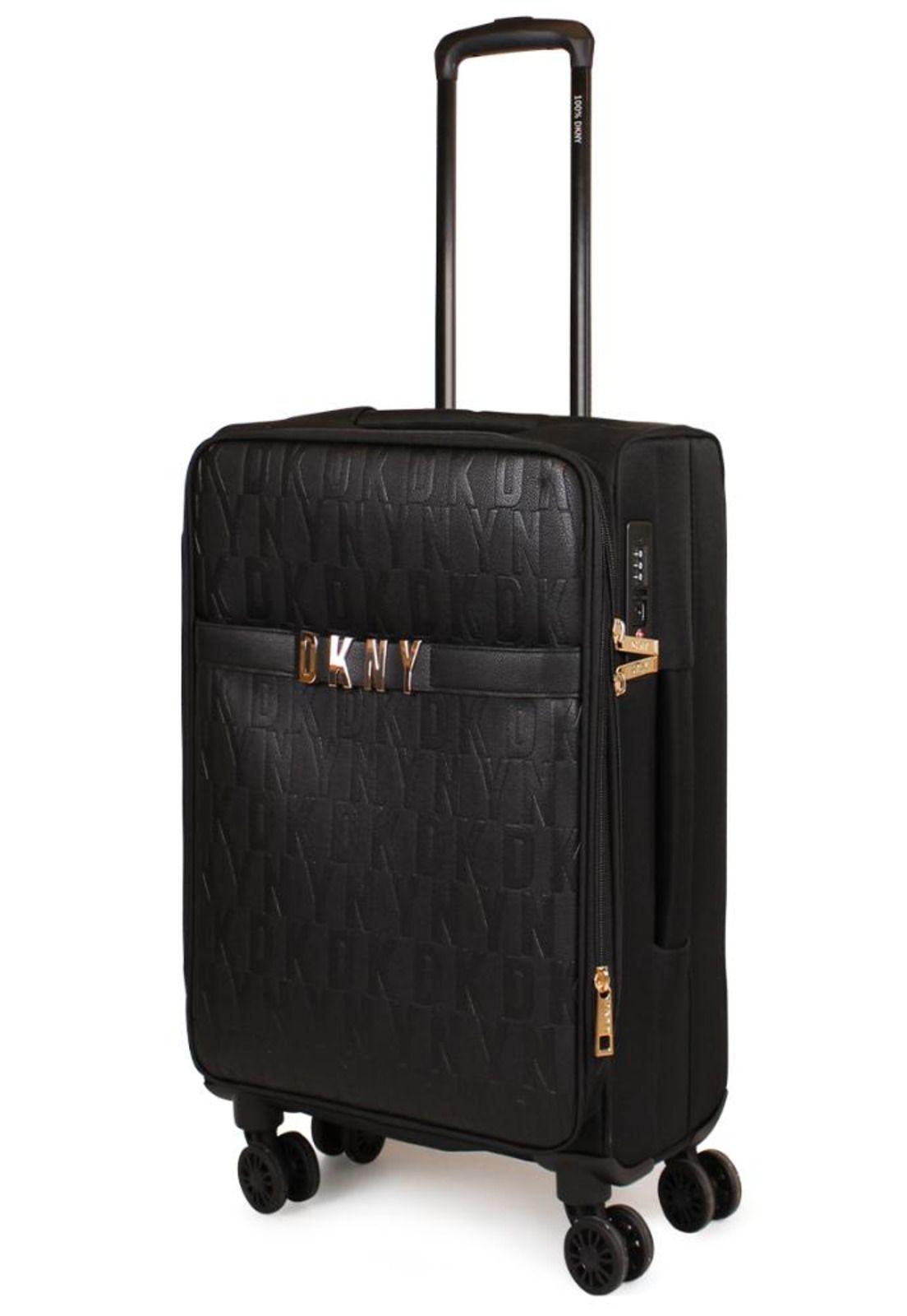 Maleta blanda Donna Karan mediana IMPRESSIONIST 20kg negra DKNY-5