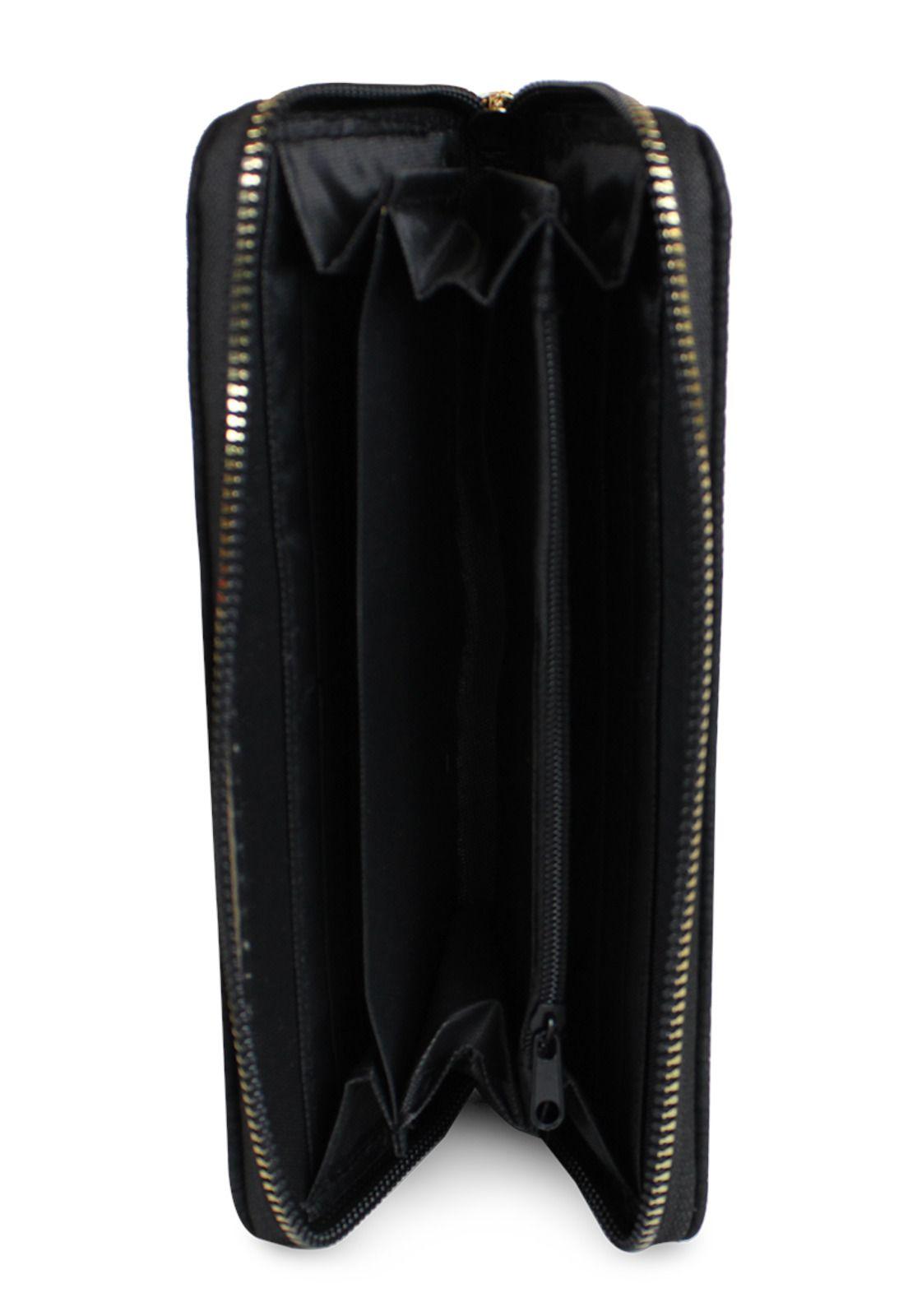 Billetera mujer Abby negra Carven-3