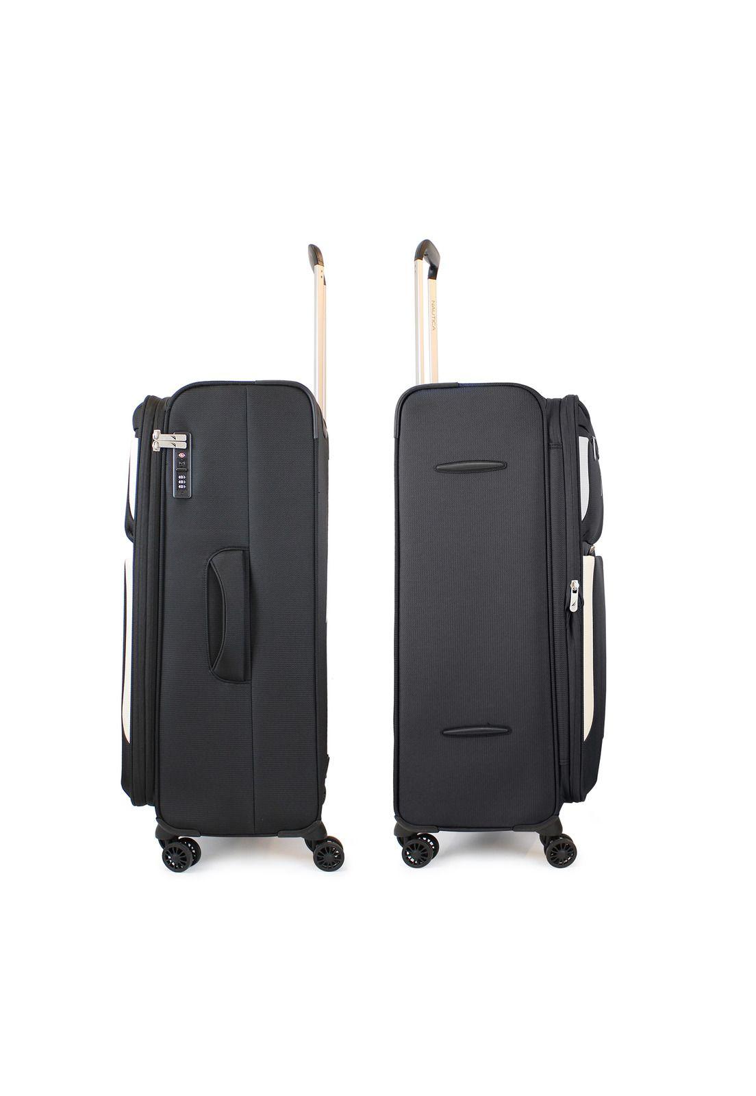 Maleta de tela grande Nautica Marbella L 23kg negra-6