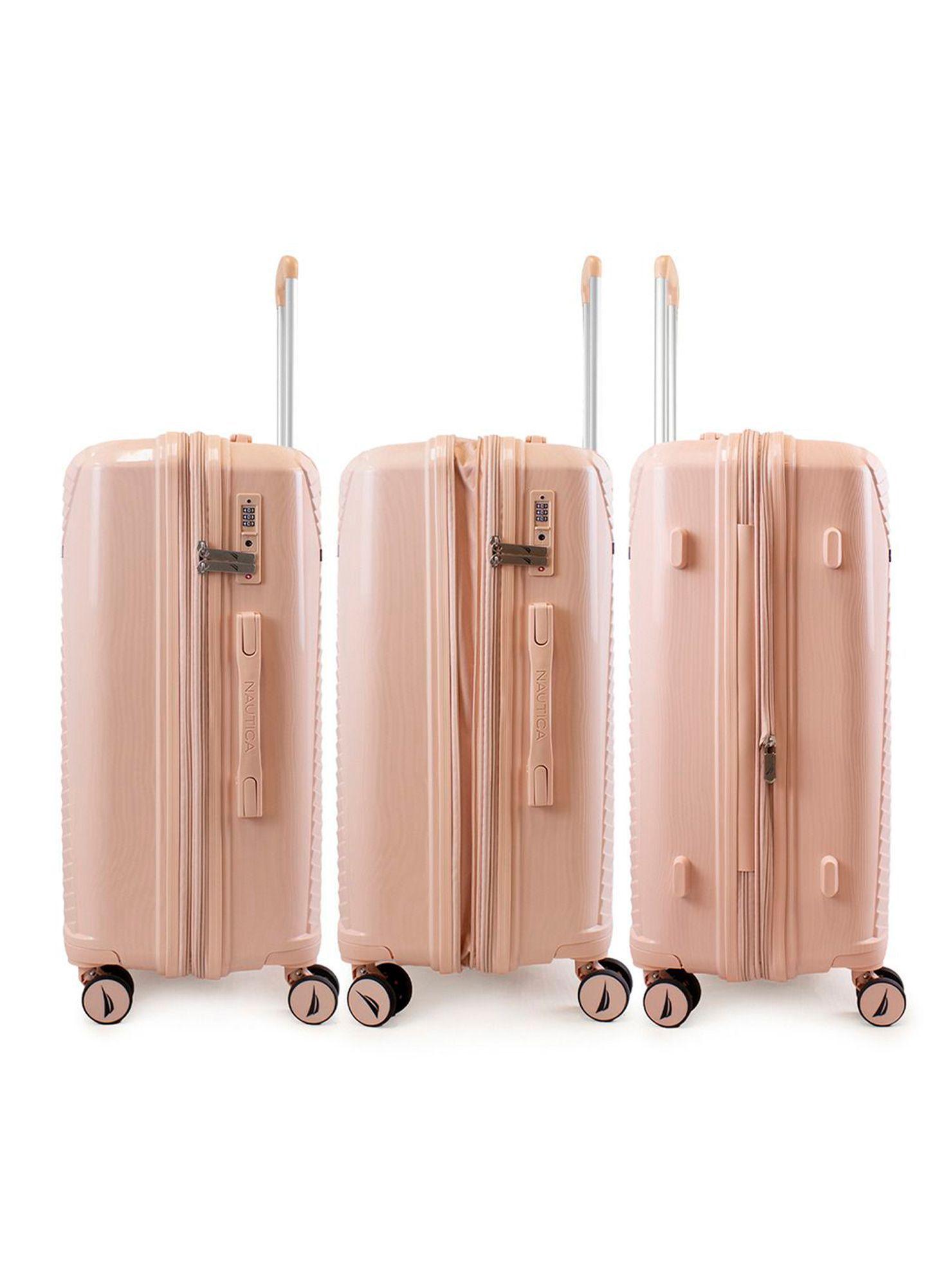 Pack 2 maletas Nautica Niza mediana 20k y grande 23k rosa-5