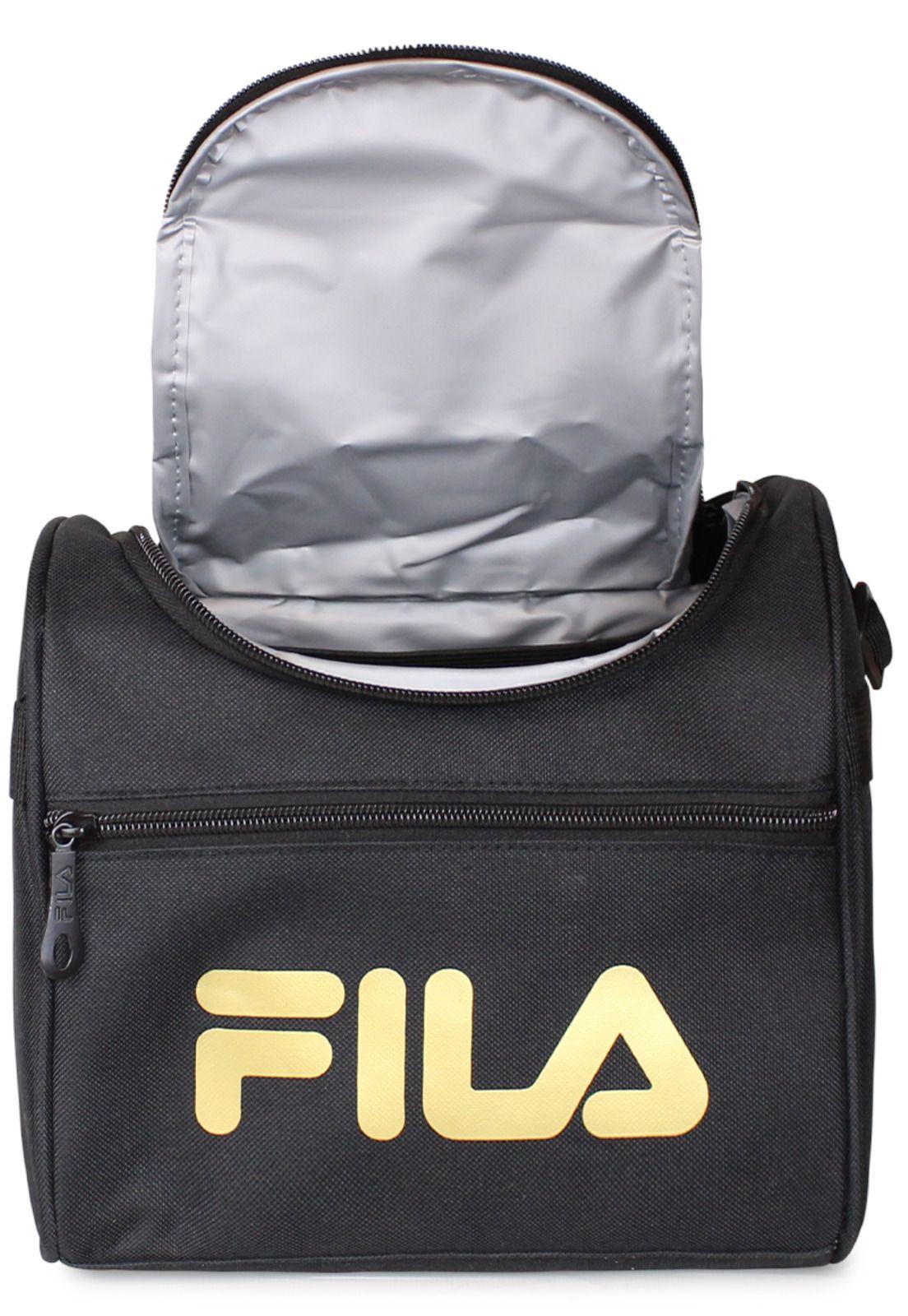 Pack Fila bolso Verona 71lts + lonchera térmica Bonet gold-2