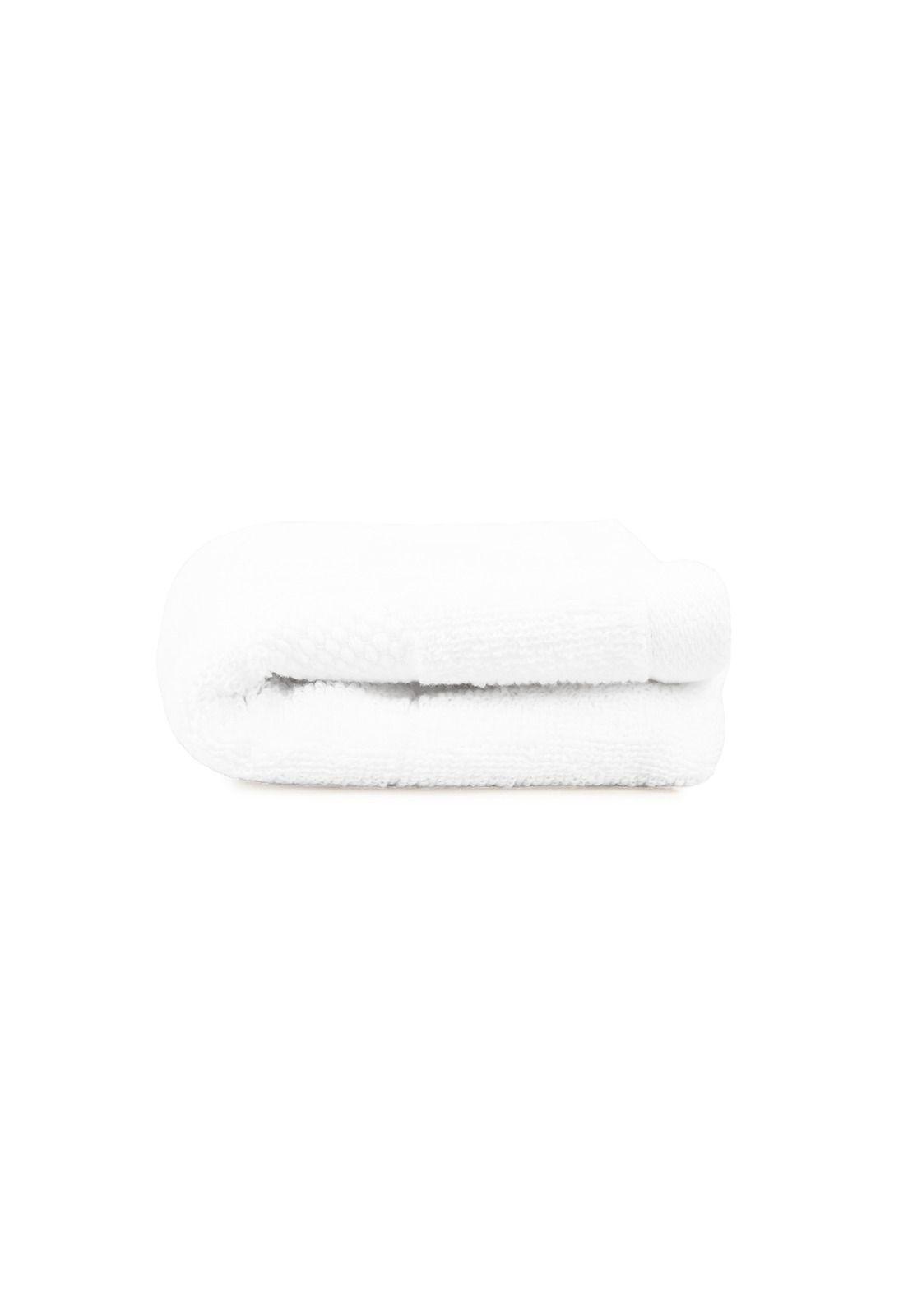 Toalla de cara Nautica 100% algodón premium 30x30cm blanca-3