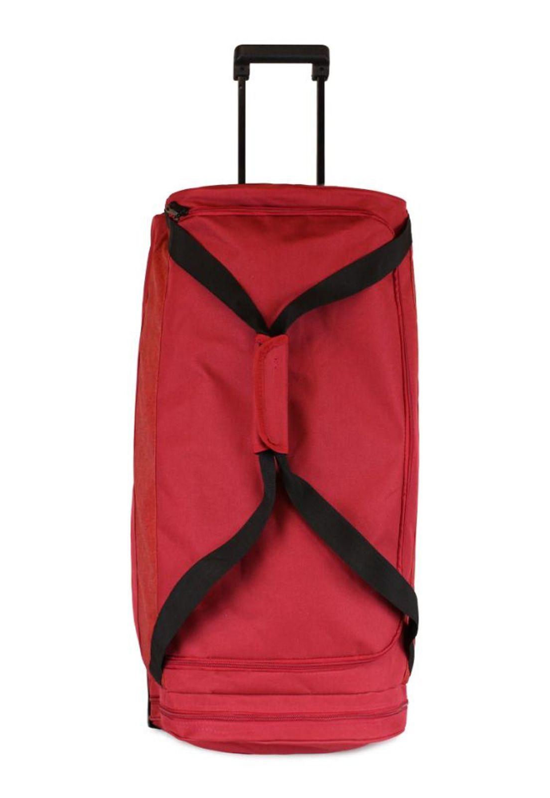 Bolso de viaje con ruedas Kross L 131 lts rojo + Candado F-2