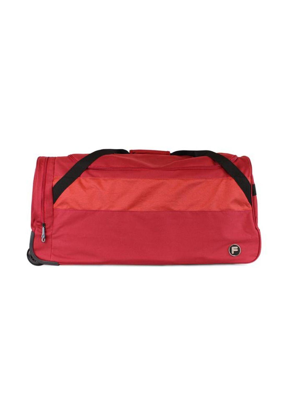 Bolso de viaje con ruedas Kross L 131 lts rojo + Candado F-4