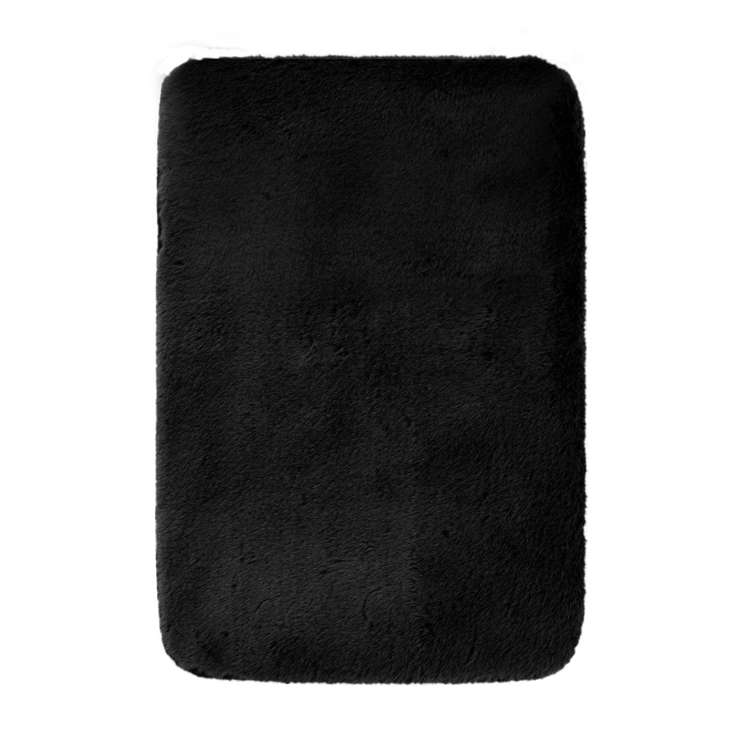Alfombra de baño Nautica ultra suave 40x60cm negra-5