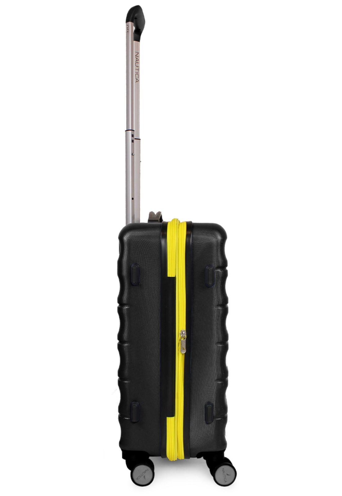 Pack Nautica Maleta cabina Ibiza negra 10kg + Mochila Malik-5