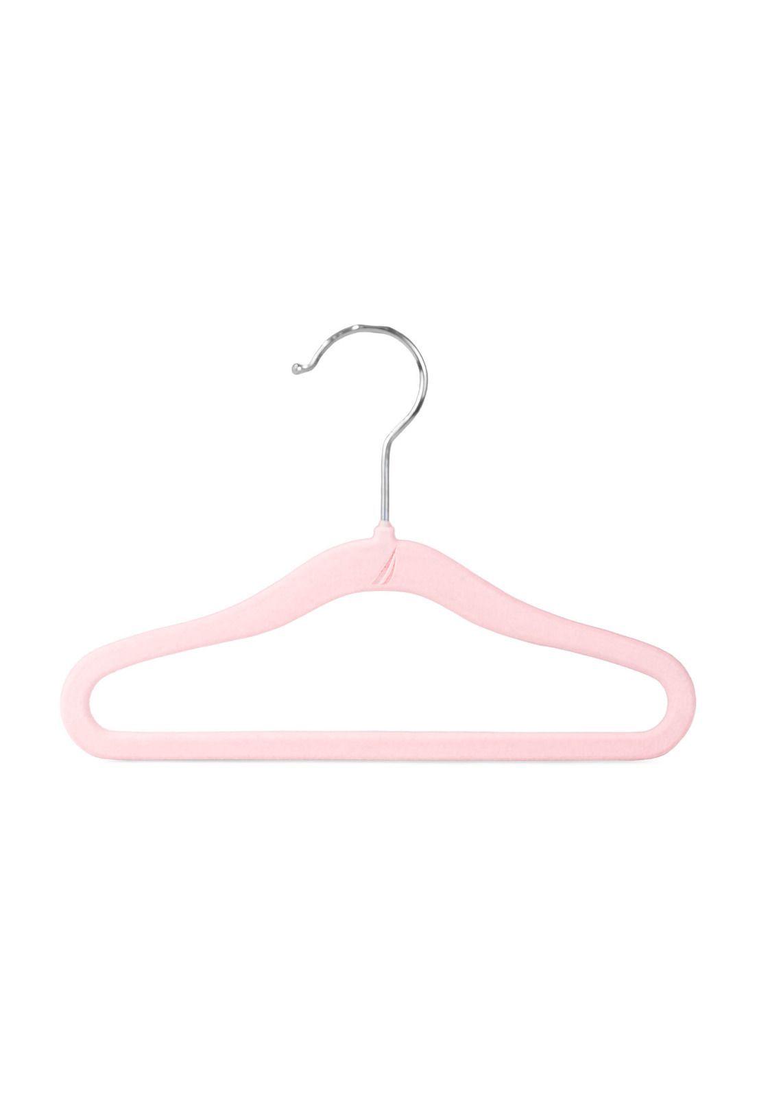 Set 10 Colgadores para Bebé Perchas rosadas Infantiles Resistentes para Clóset -1