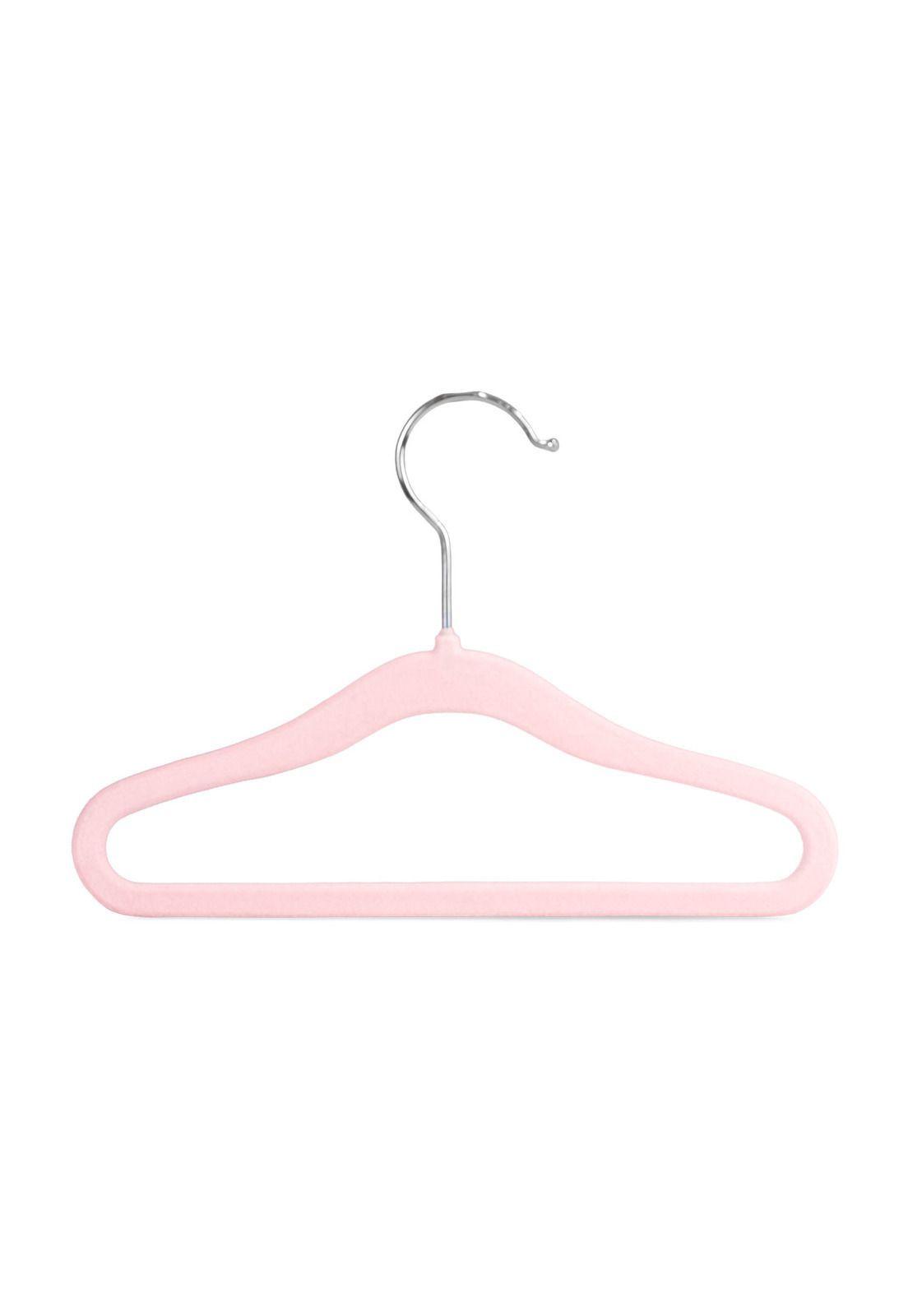 Set 10 Colgadores para Bebé Perchas rosadas Infantiles Resistentes para Clóset -3