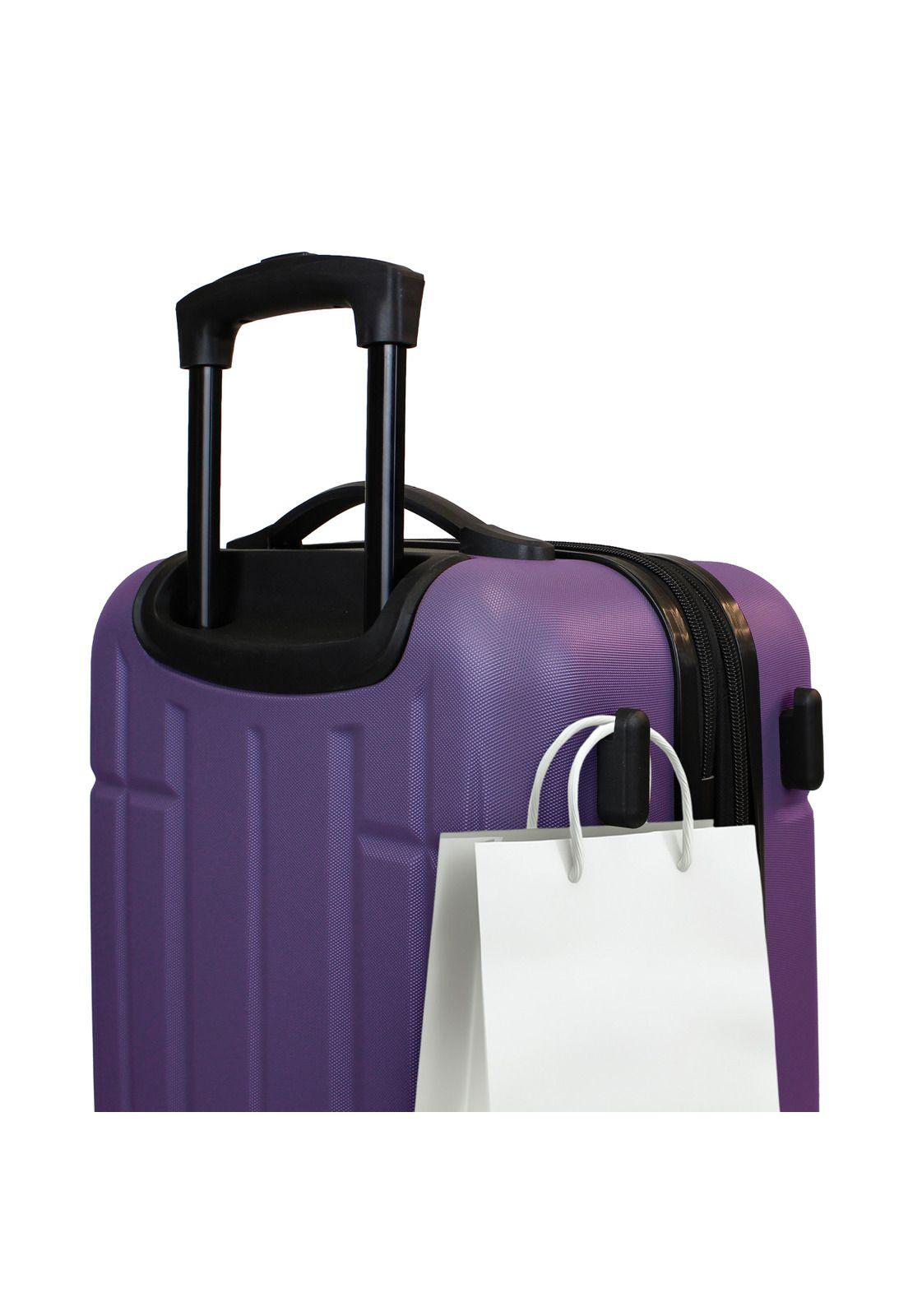 Pack 2 maletas S+L Amsterdam 10kg y 23kg morada Nautica-3