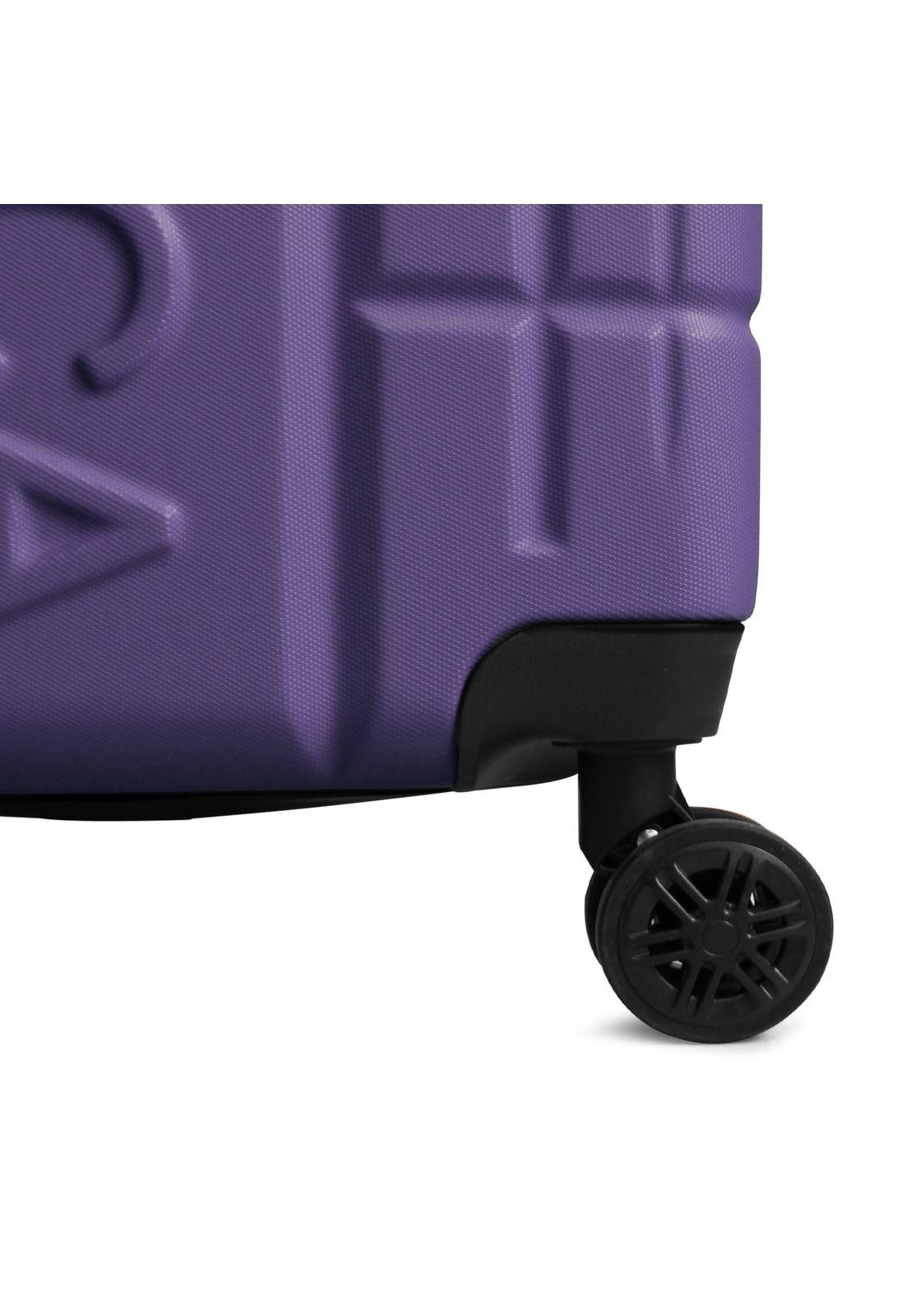 Pack 2 maletas S+L Amsterdam 10kg y 23kg morada Nautica-5