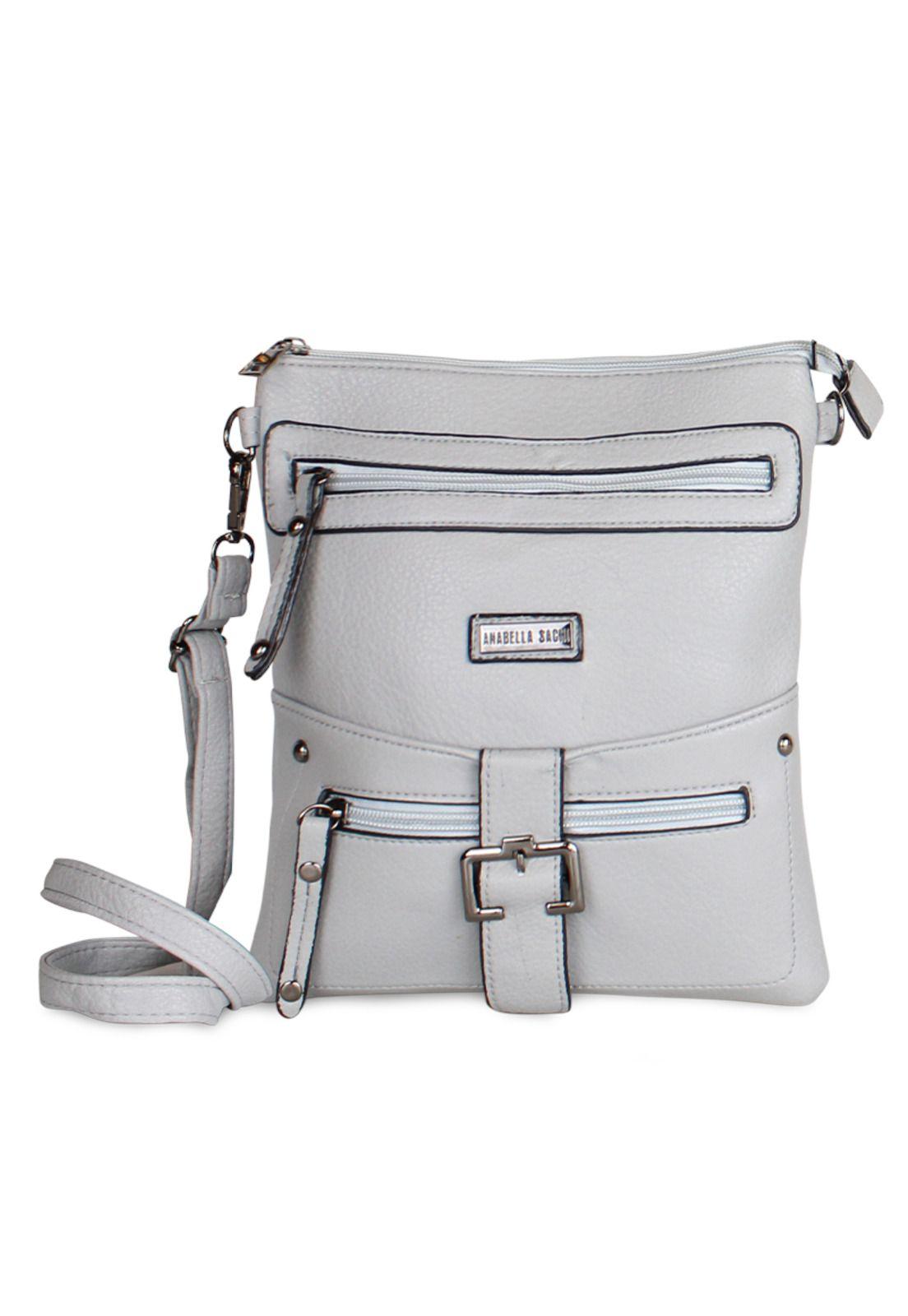 Cartera bandolera Pola gris Anabella Sachi-3