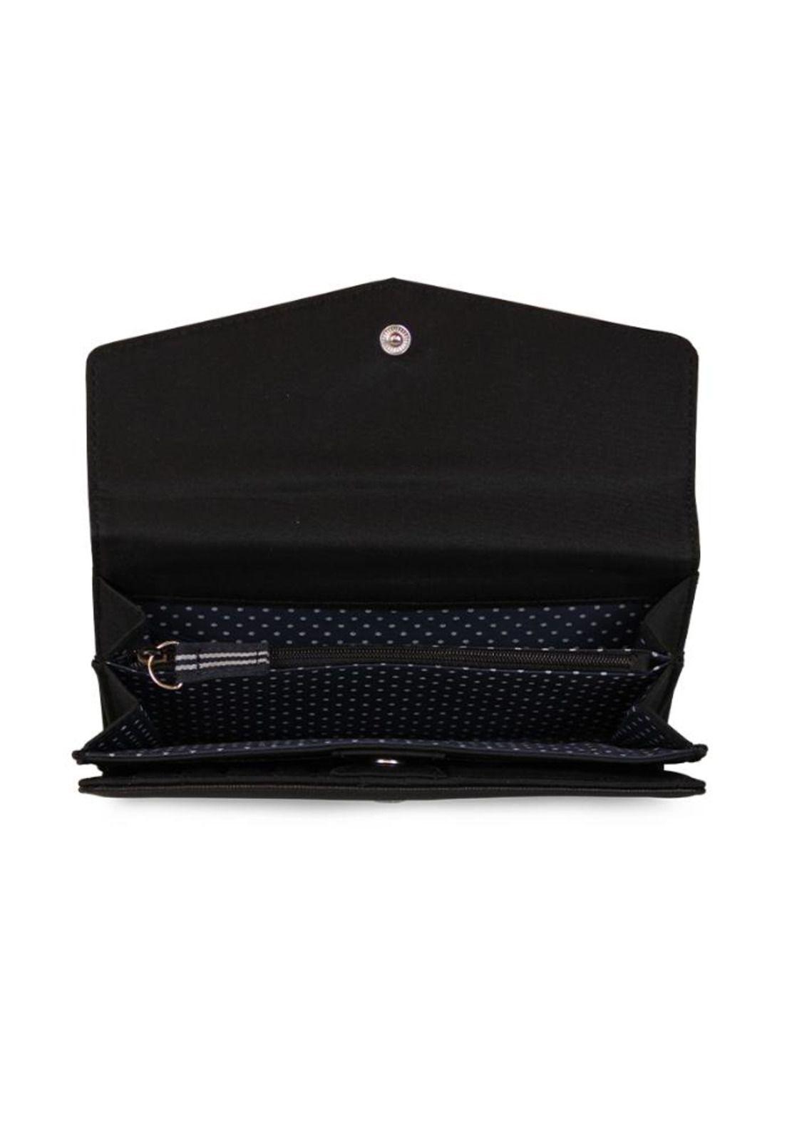 Billetera de mujer Ziggy negra Nautica-2