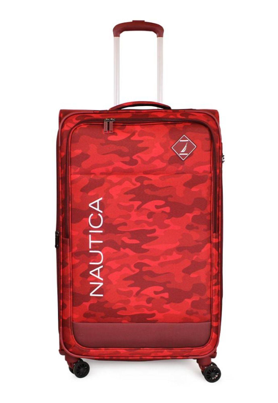 Pack 2 maletas blandas de tela M+L Barham roja Nautica-5