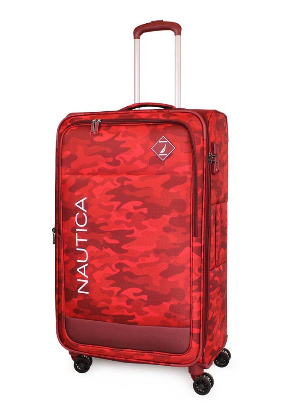 Pack 2 maletas blandas de tela M+L Barham roja Nautica-7