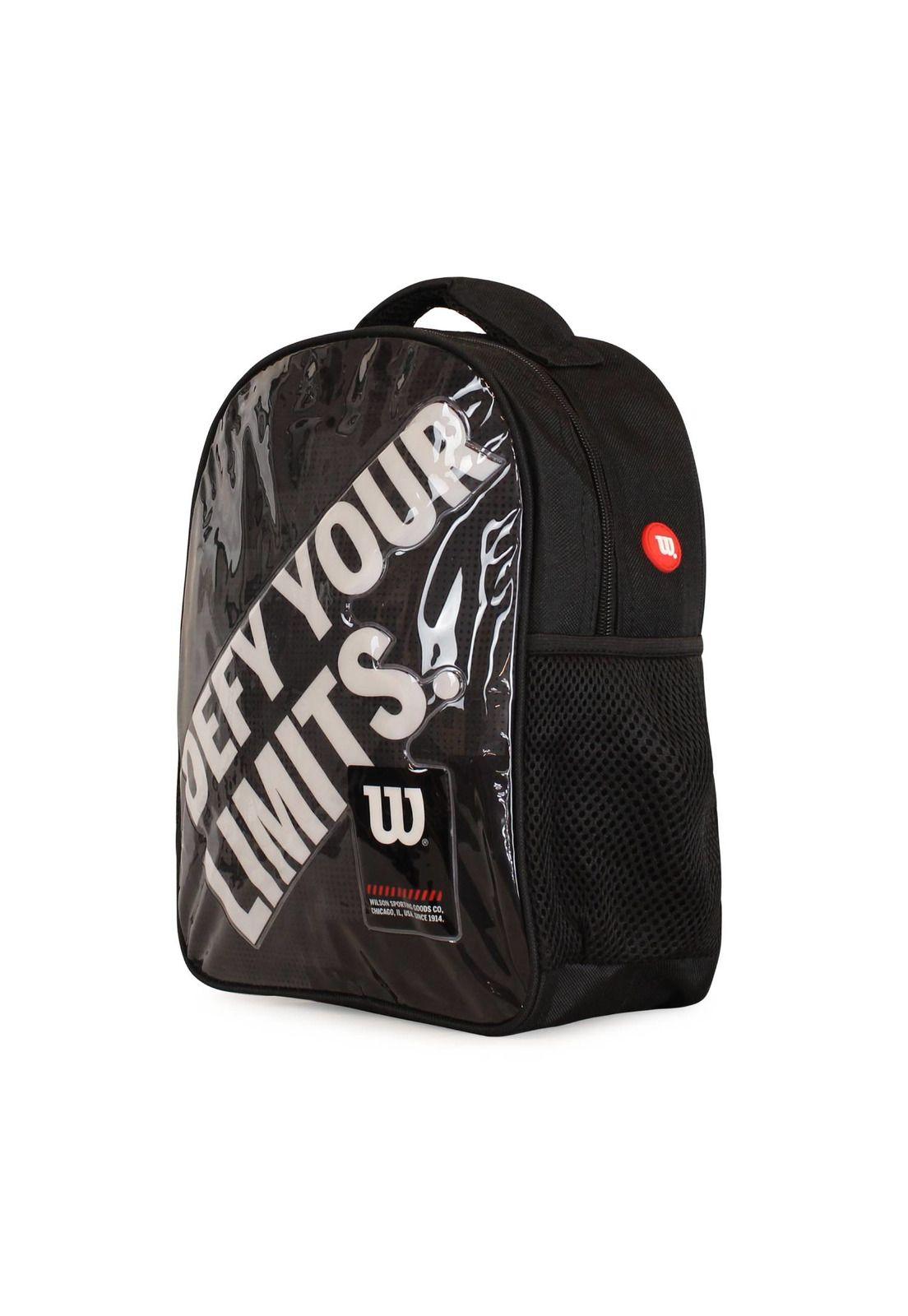 Pack Wilson 2 mochilas infantil Logan negra y azul-2