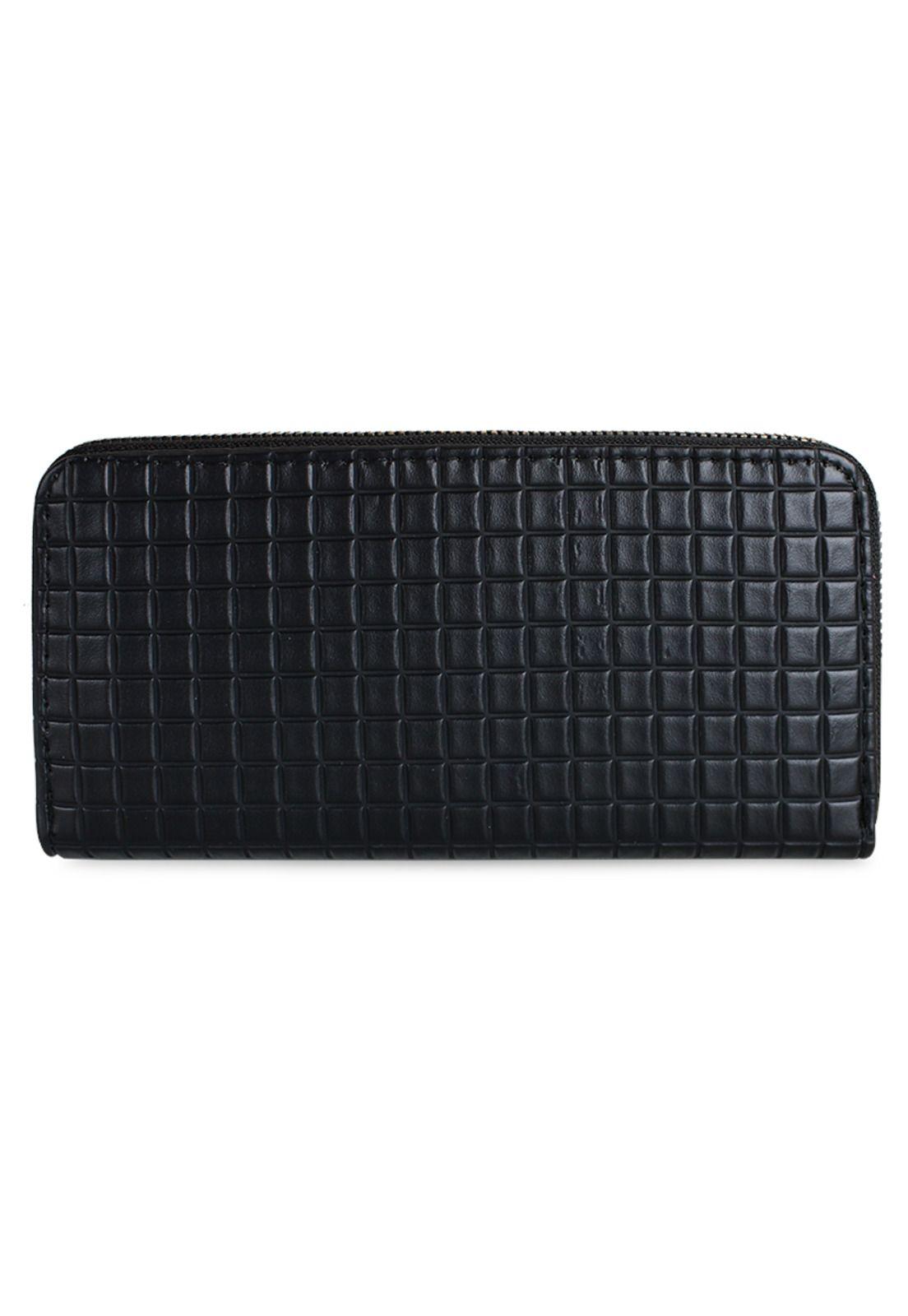 Billetera mujer Nina negra Carven Paris-2