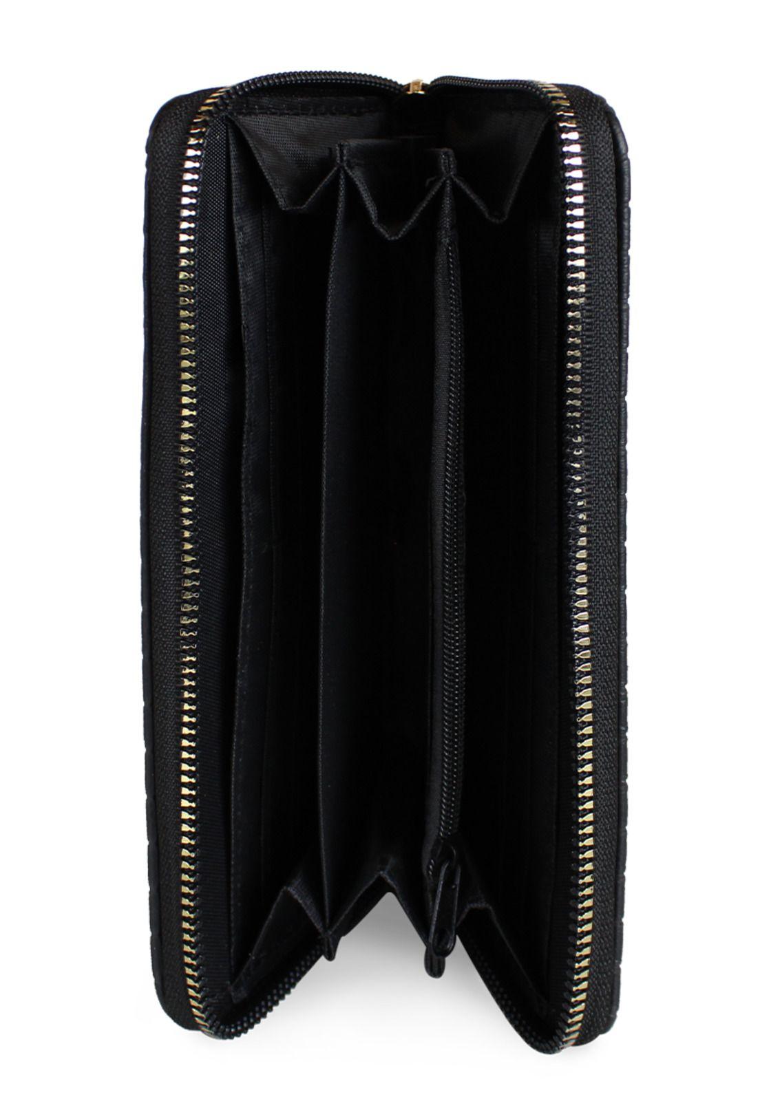 Billetera mujer Nina negra Carven Paris-3