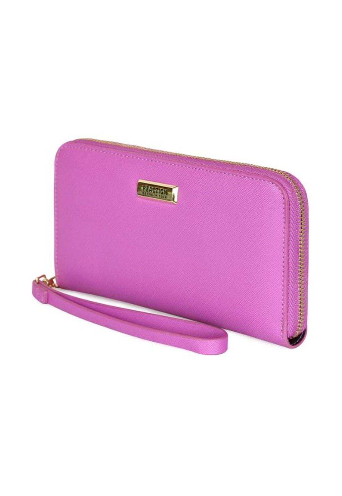 2 Billeteras de mujer Jaeda negra y rosada Kenneth Cole-3
