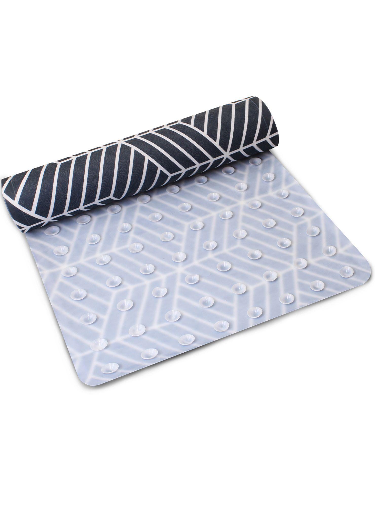 Alfombra de baño Nautica Home PVC antideslizante 39x69cm azul-blanco-2