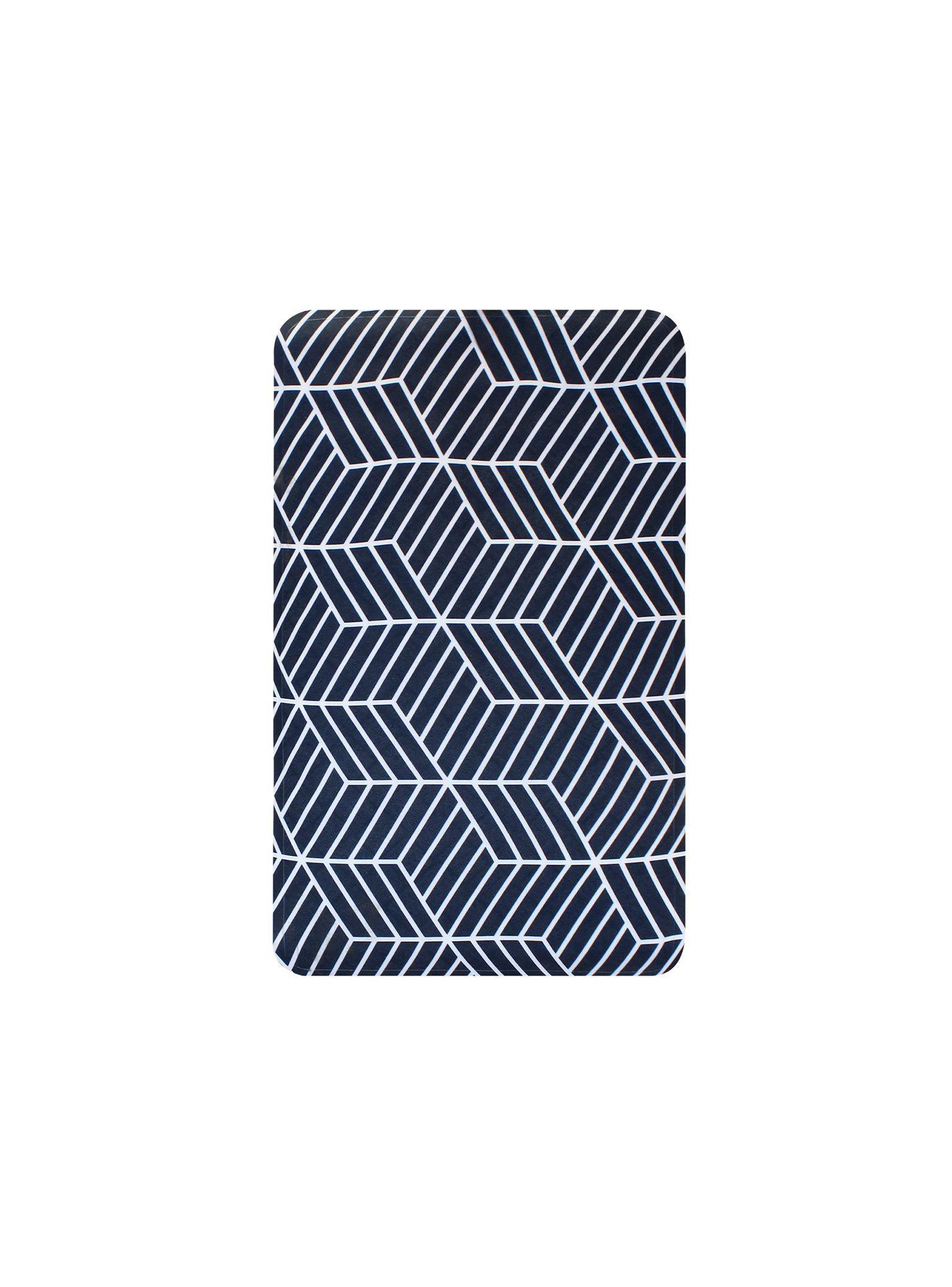 Alfombra de baño Nautica Home PVC antideslizante 39x69cm azul-blanco-3