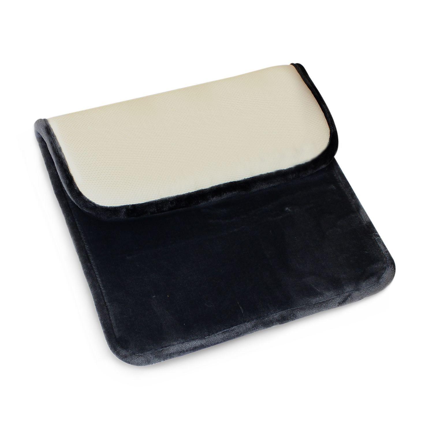 Alfombra de Baño Nautica flannel 40x60cm antideslizante negro-2