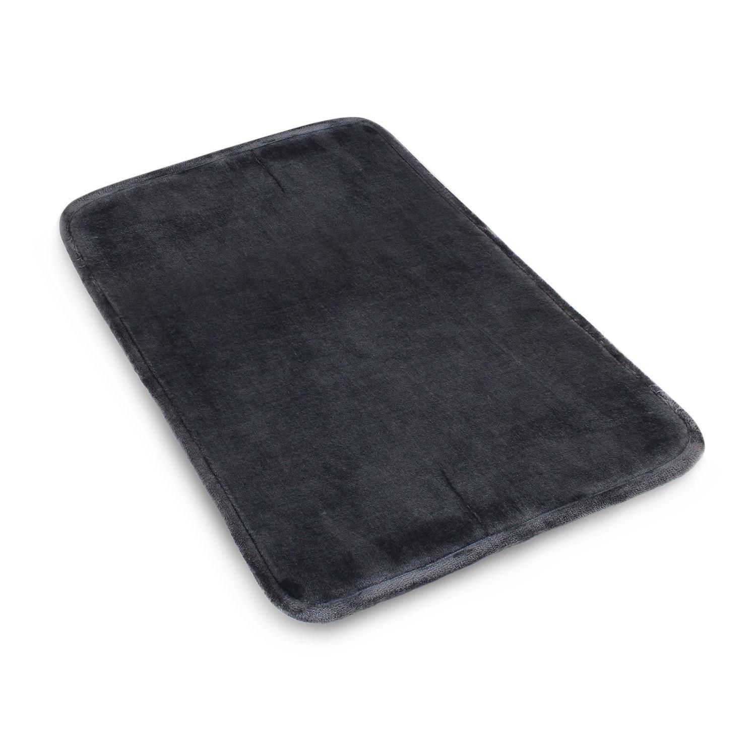 Alfombra de Baño Nautica flannel 40x60cm antideslizante negro-4