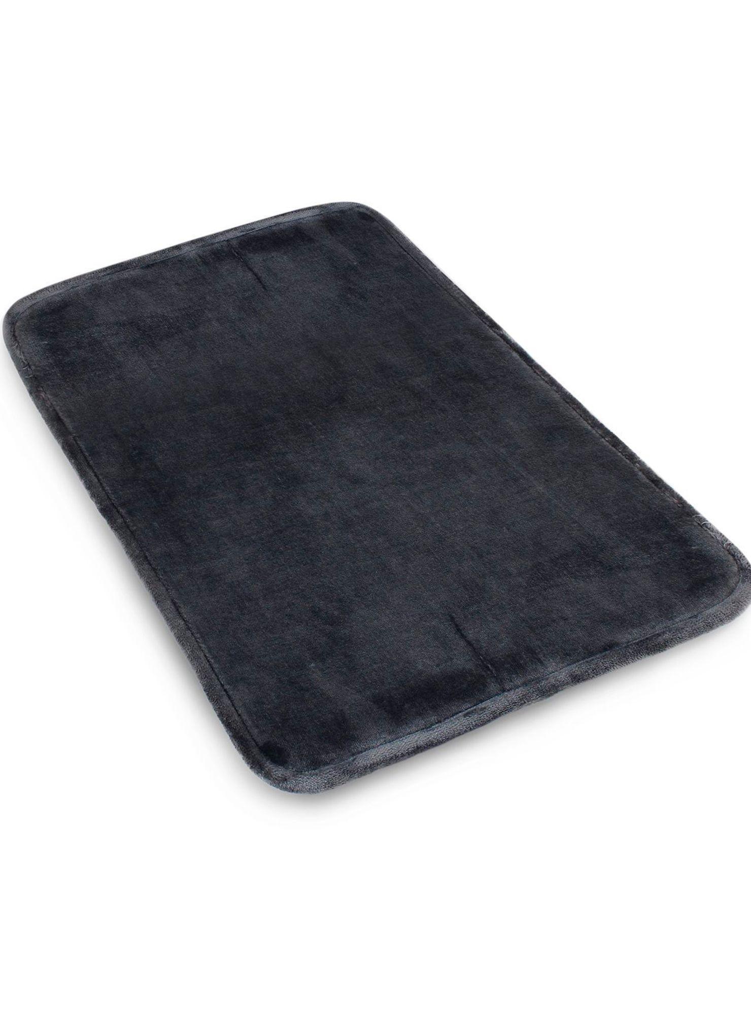 Alfombra de Baño Nautica Home flannel 40x60cm antideslizante negro-4